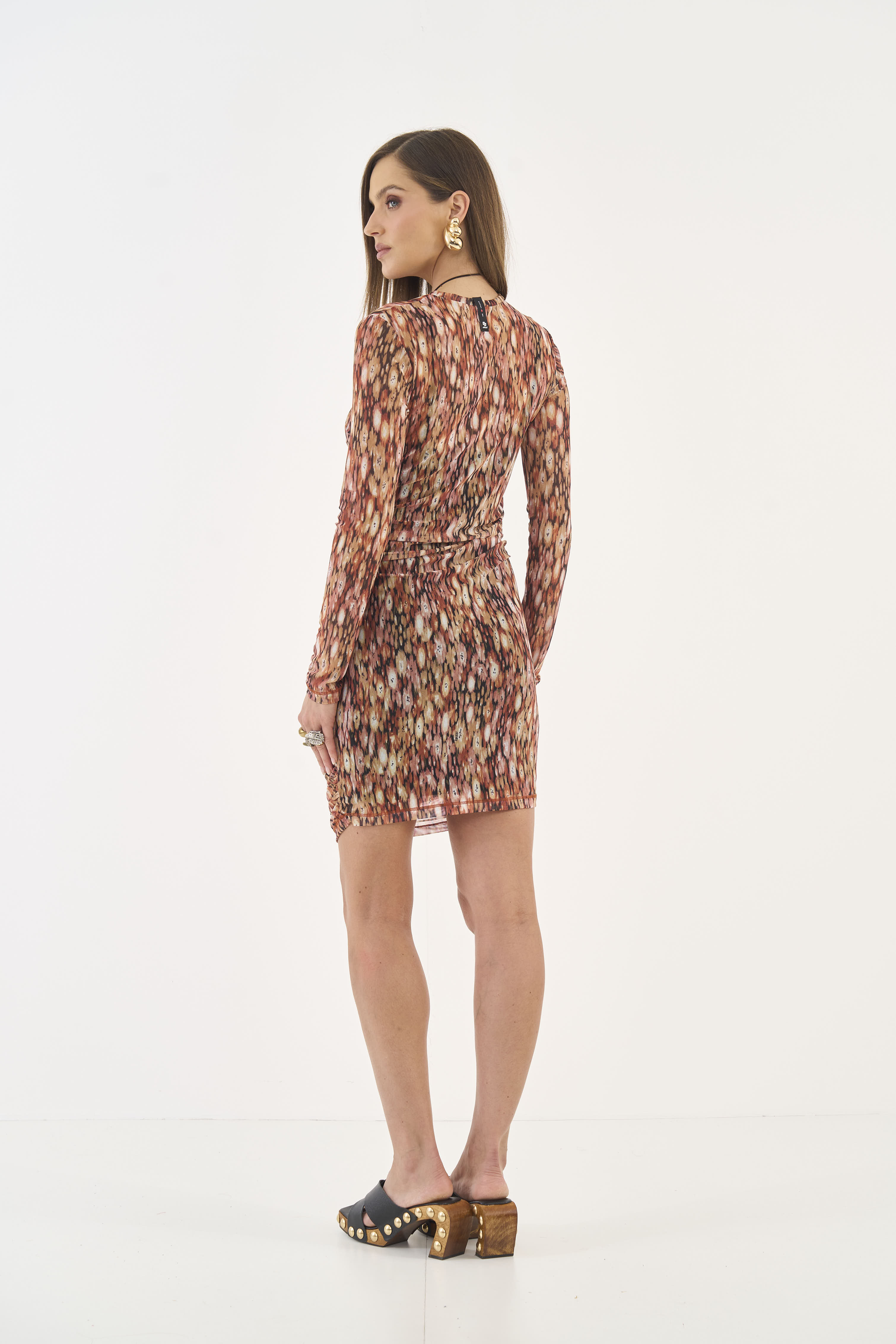 VESTIDO TULE ESTAMPADO M BEM-ME-QUER