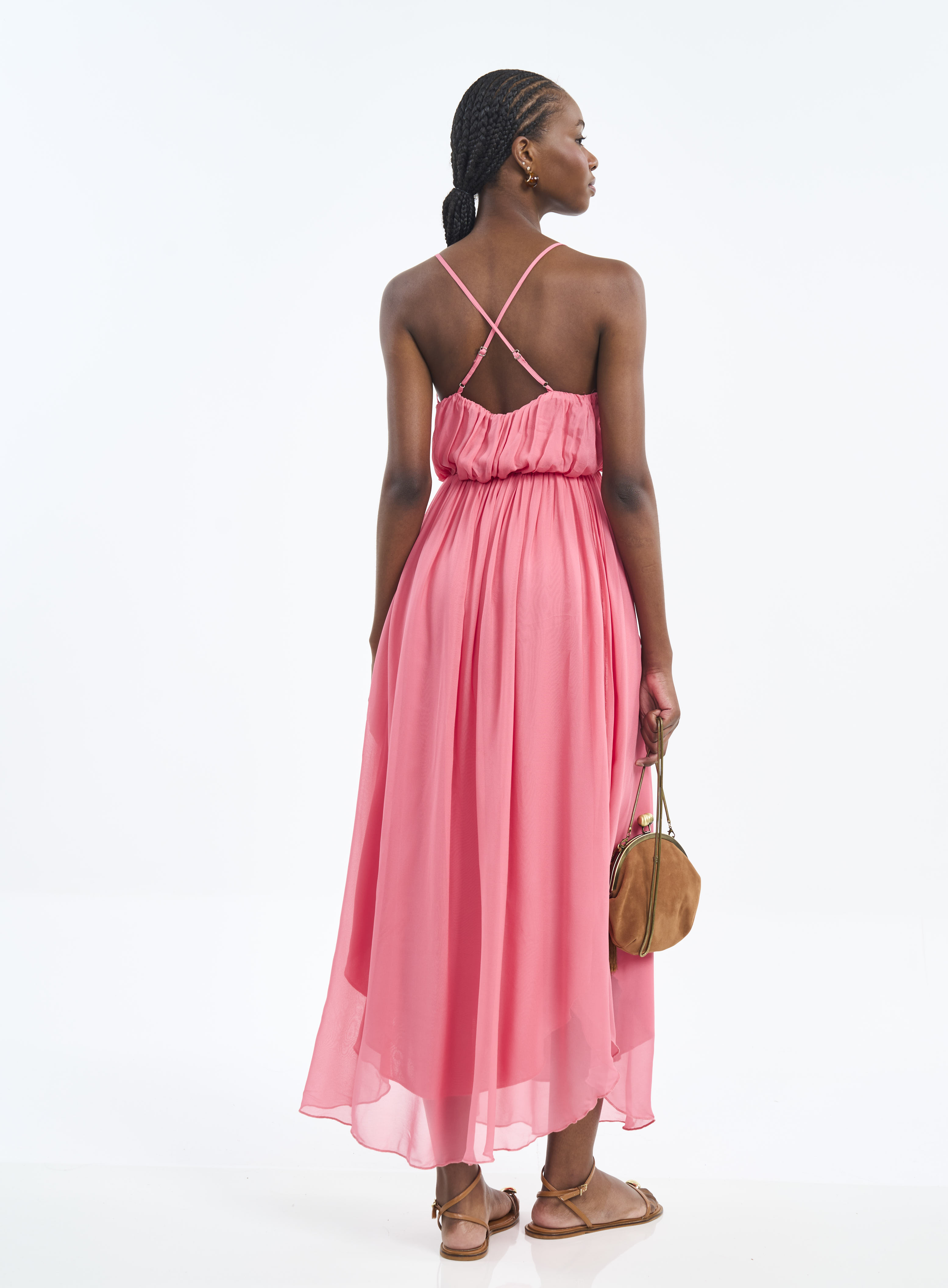 VESTIDO COLCCI P ROSA FINI KISS