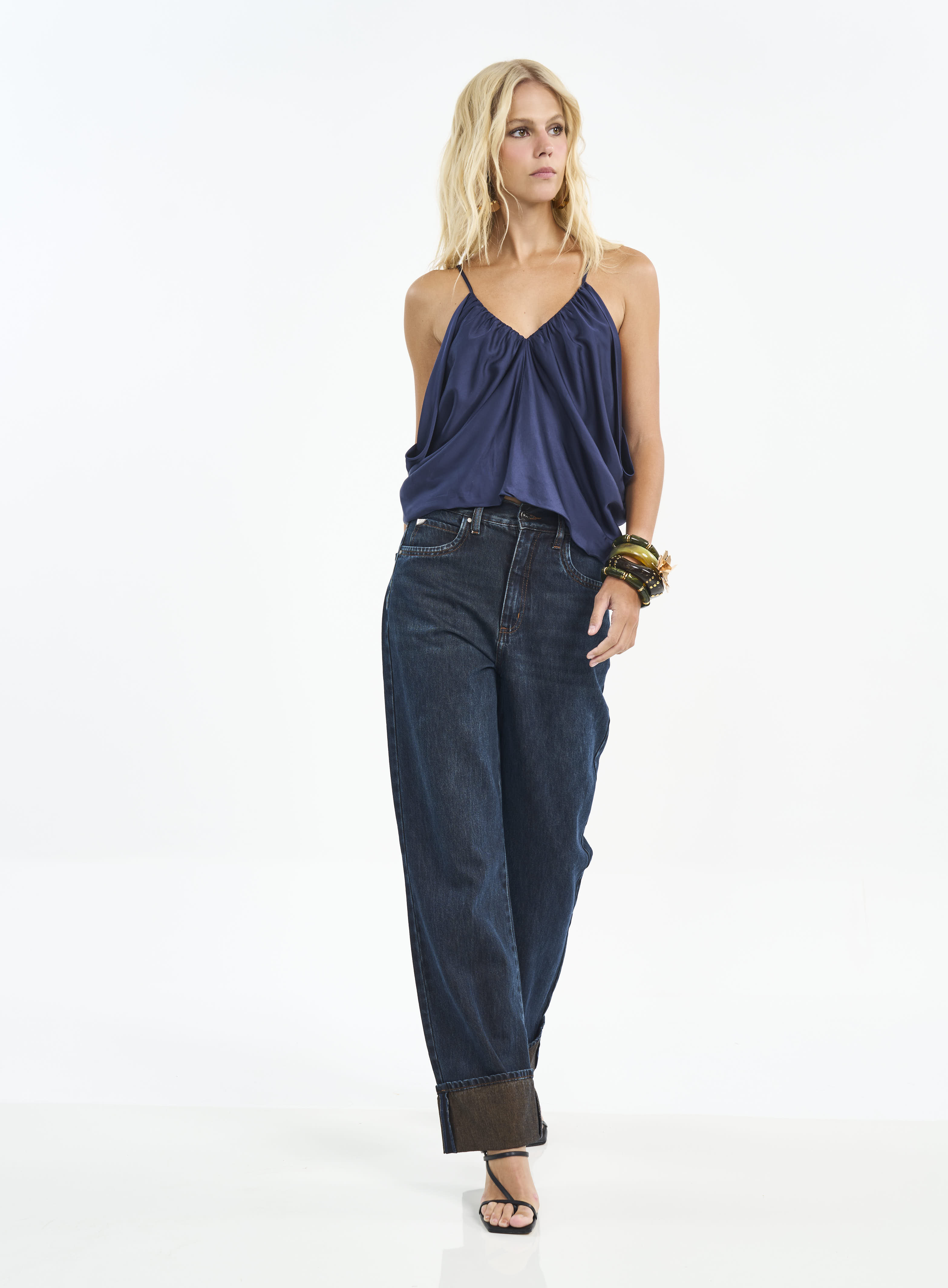 BLUSA COLCCI G AZUL OLYMPIC