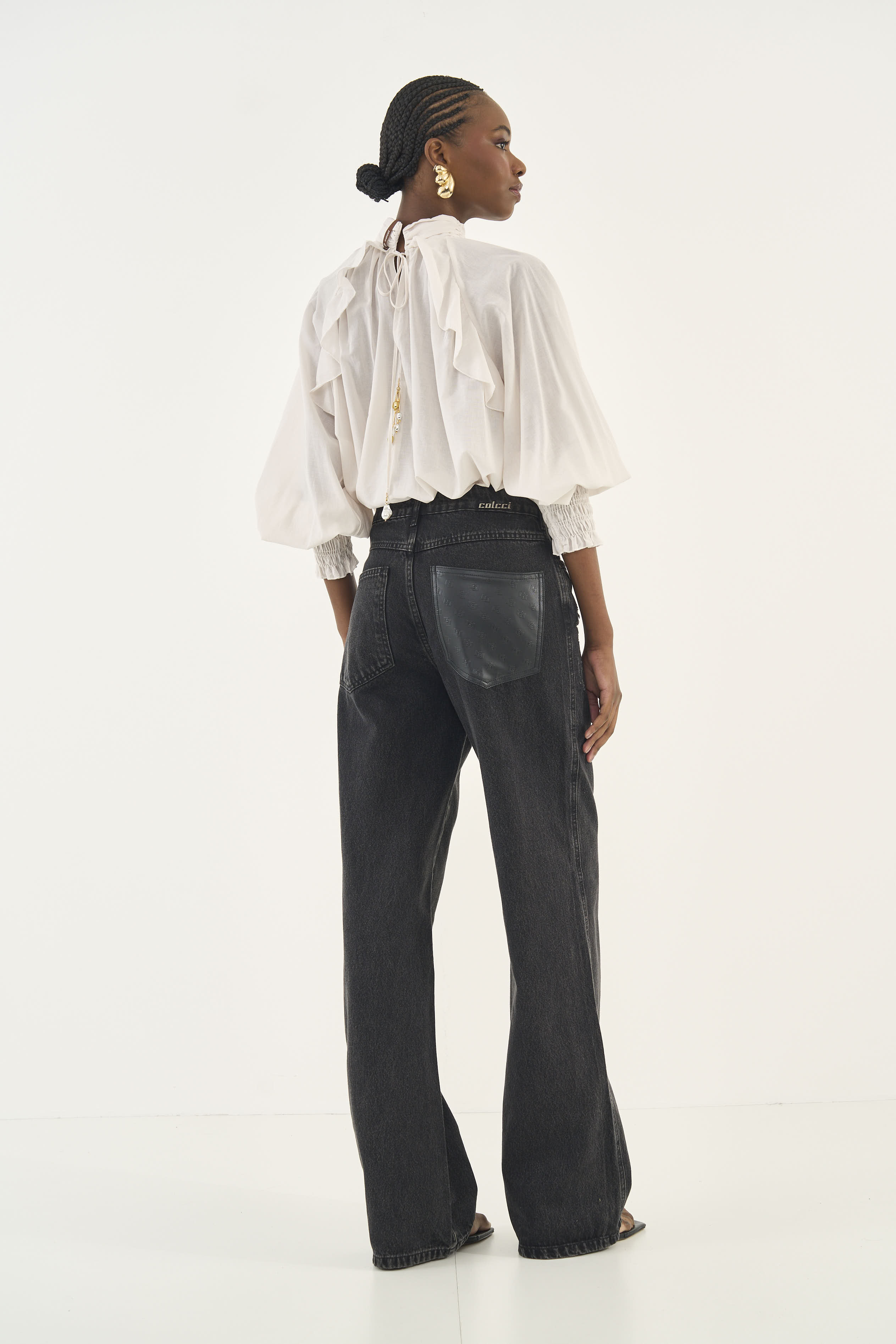 CALÇA JEANS JULIETTE 40 IND.PRETO