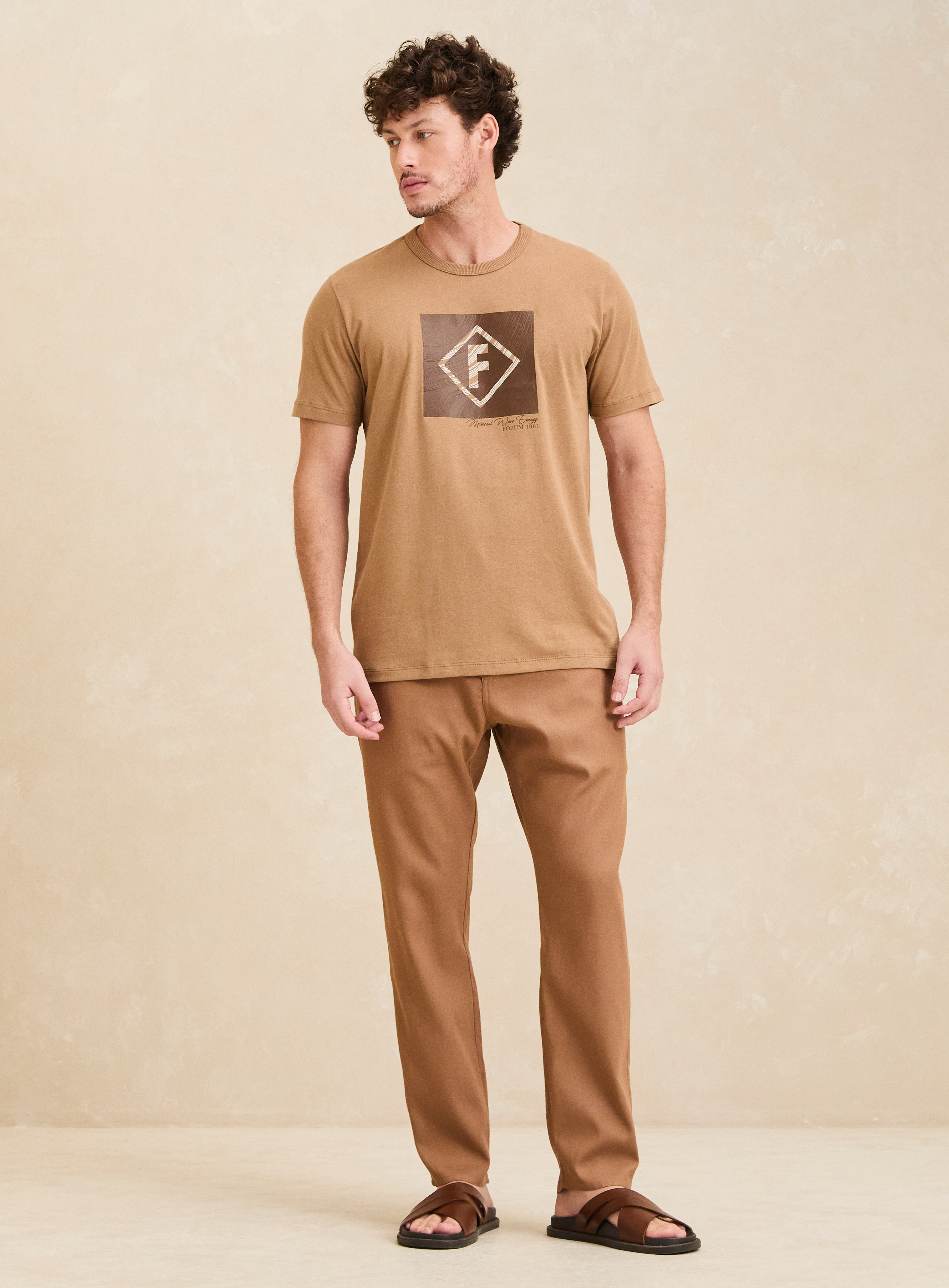 CAMISETA FORUM GG MARROM TIMUR