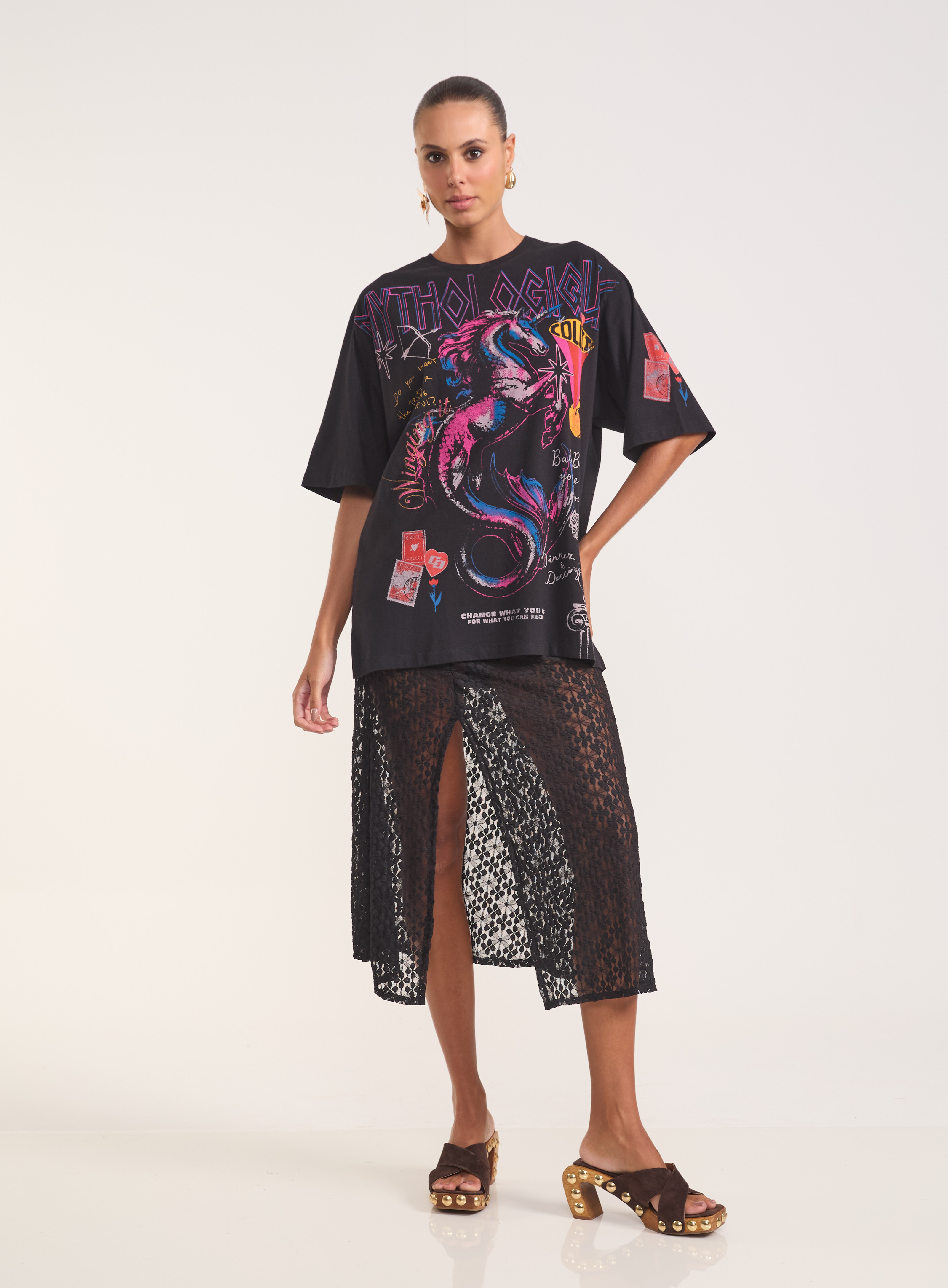 CAMISETA COLCCI P PRETO