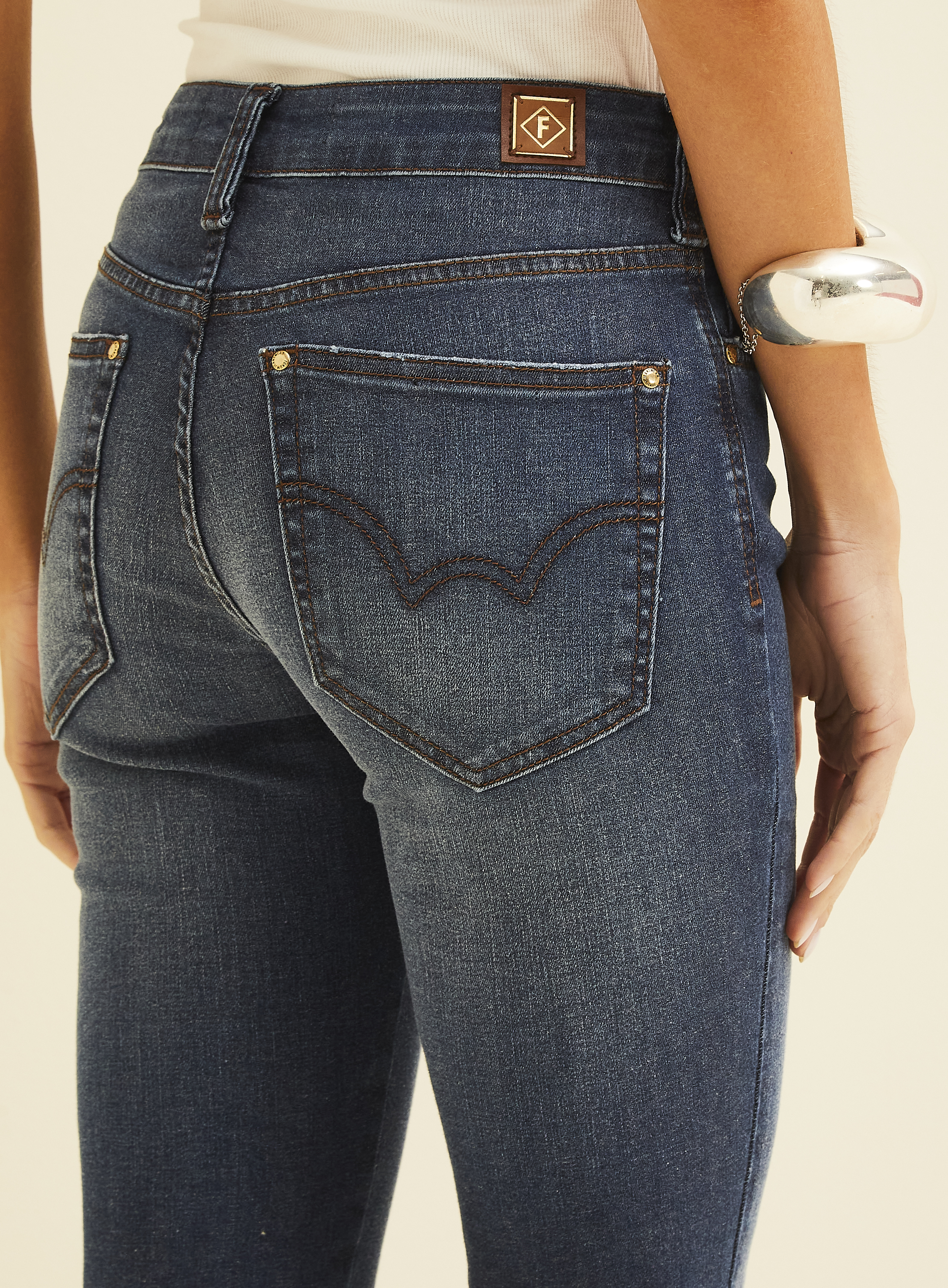 CALÇA JEANS MARISA 2 CIGARRETE 38 INDIGO