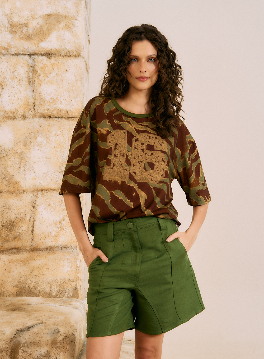 BERMUDA LINHO G VERDE SERRANO