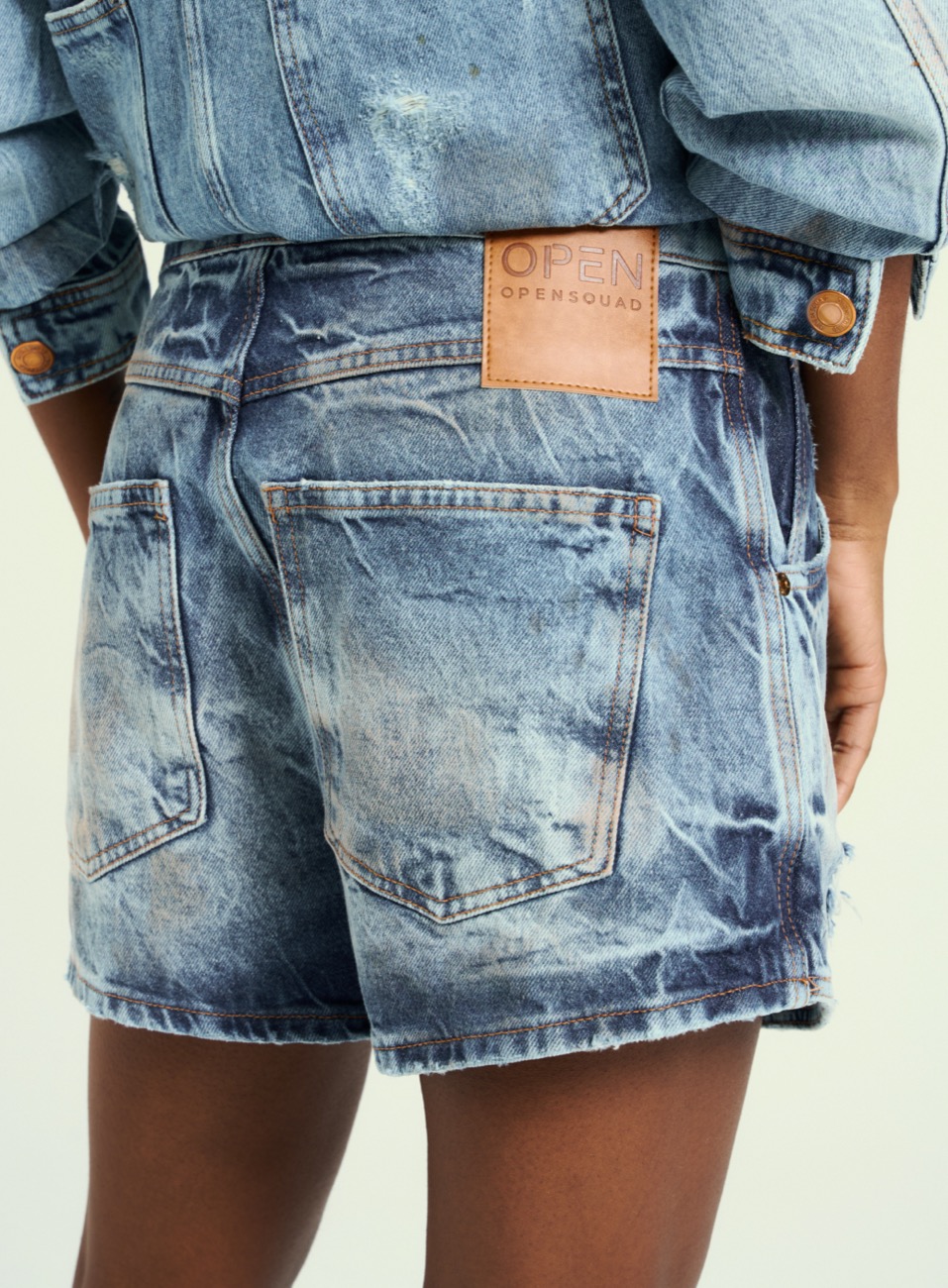 SHORT SAIA JEANS 34 INDIGO