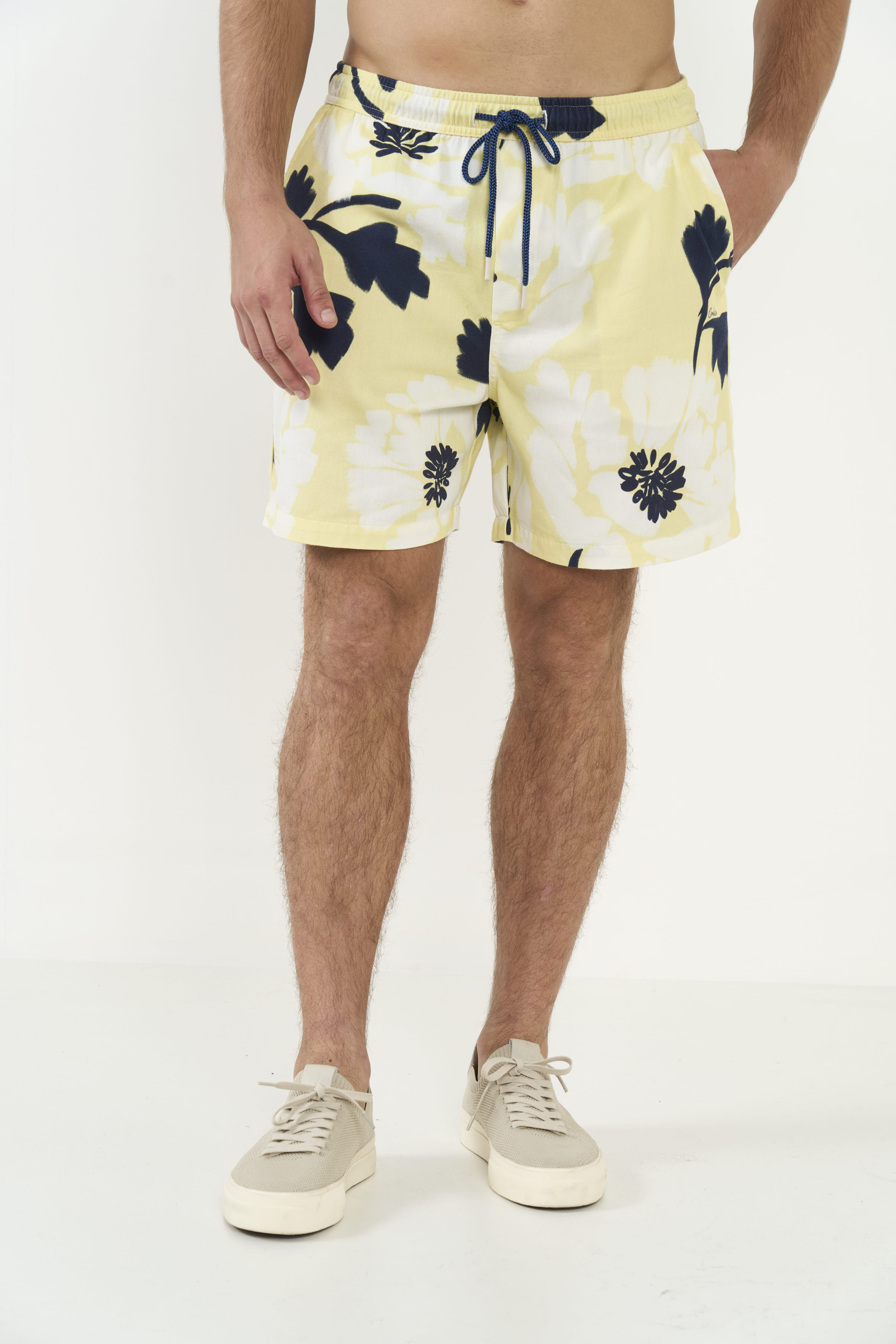 BERMUDA SARJA ESTAMPADA PP FLORAL SOLAR