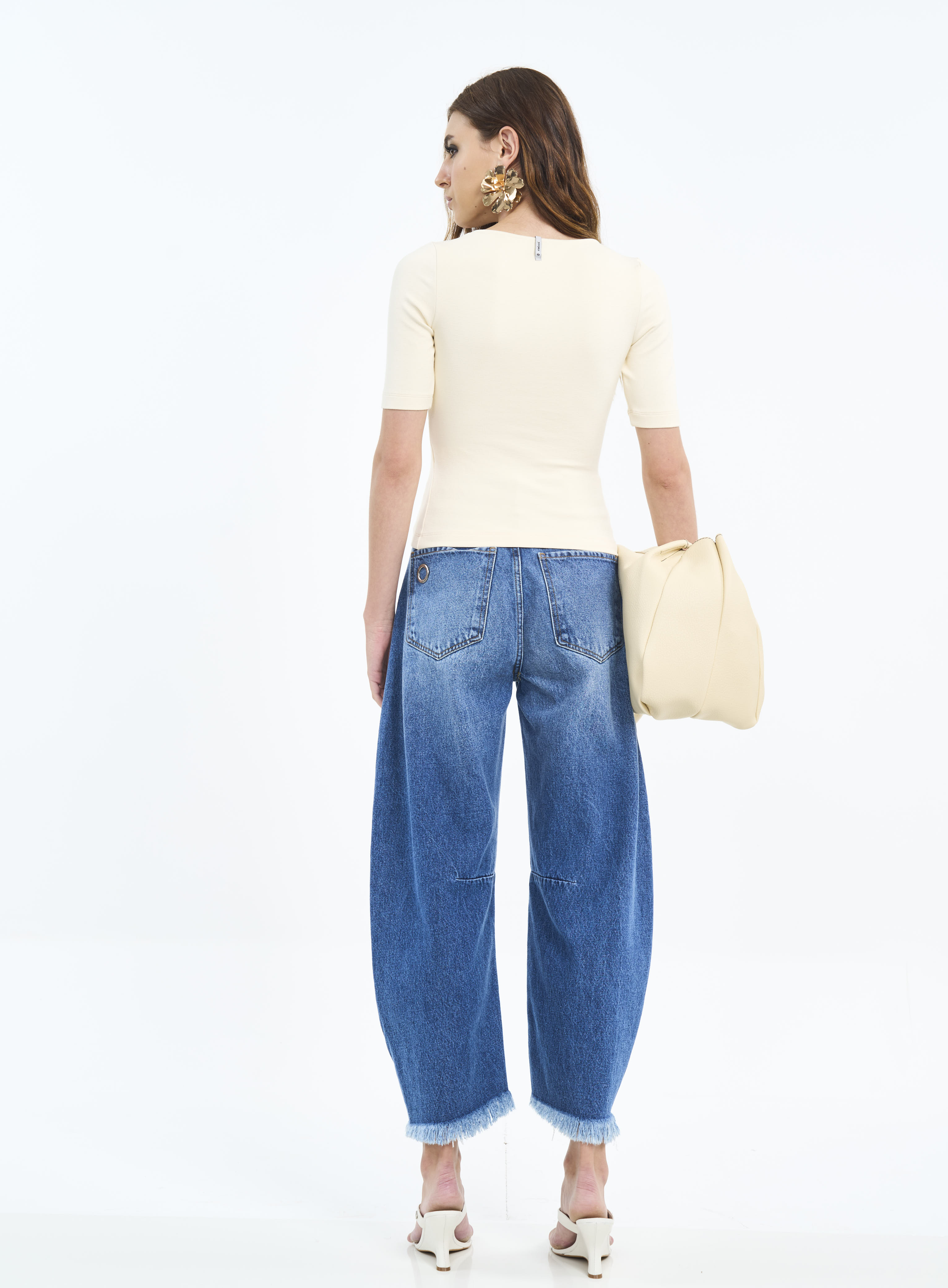 BLUSA COLCCI M BEGE AFFOGATO