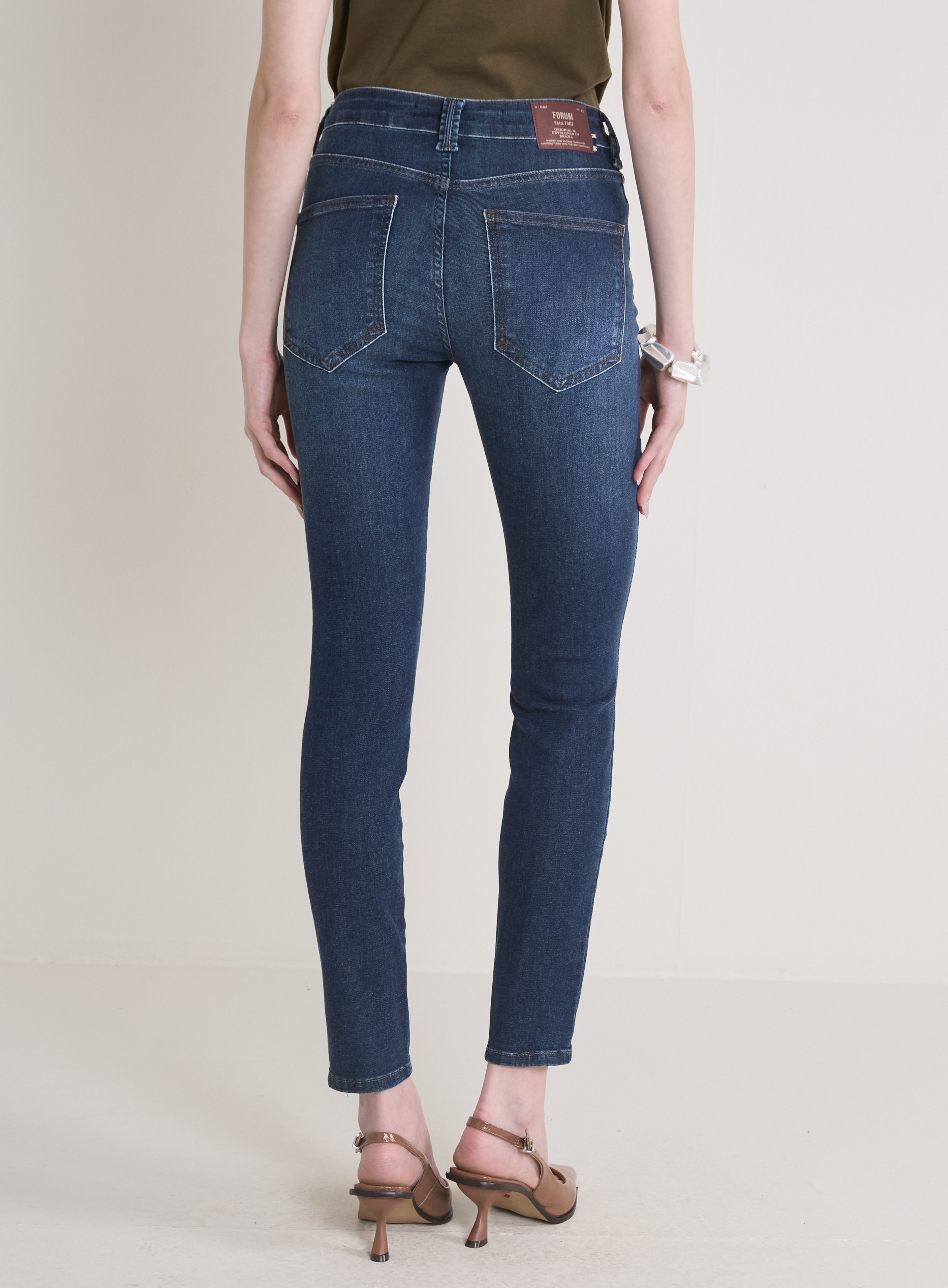CALÇA JEANS MARISA 2 CIGARRETE 38 INDIGO