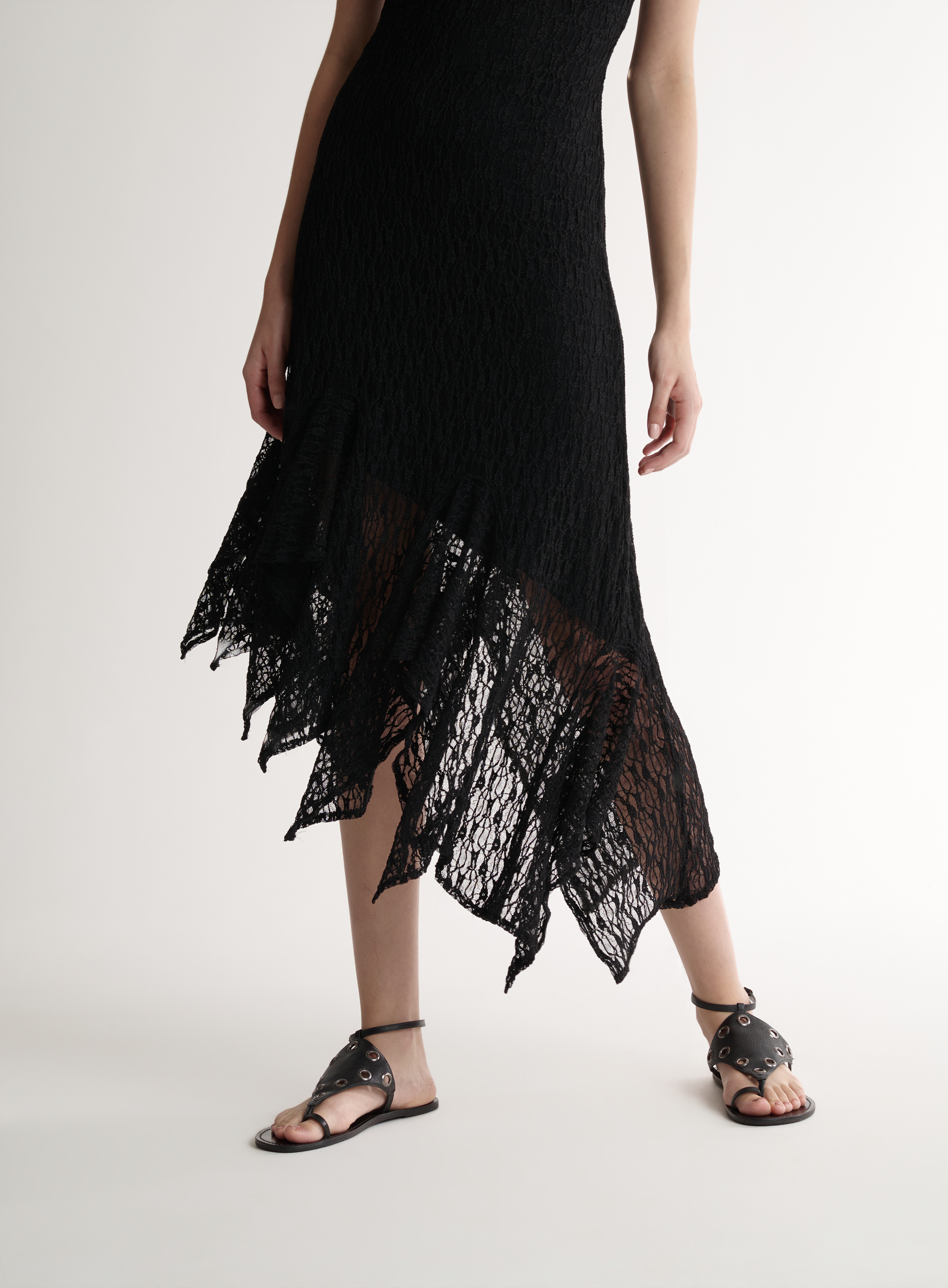 VESTIDO RENDA G PRETO