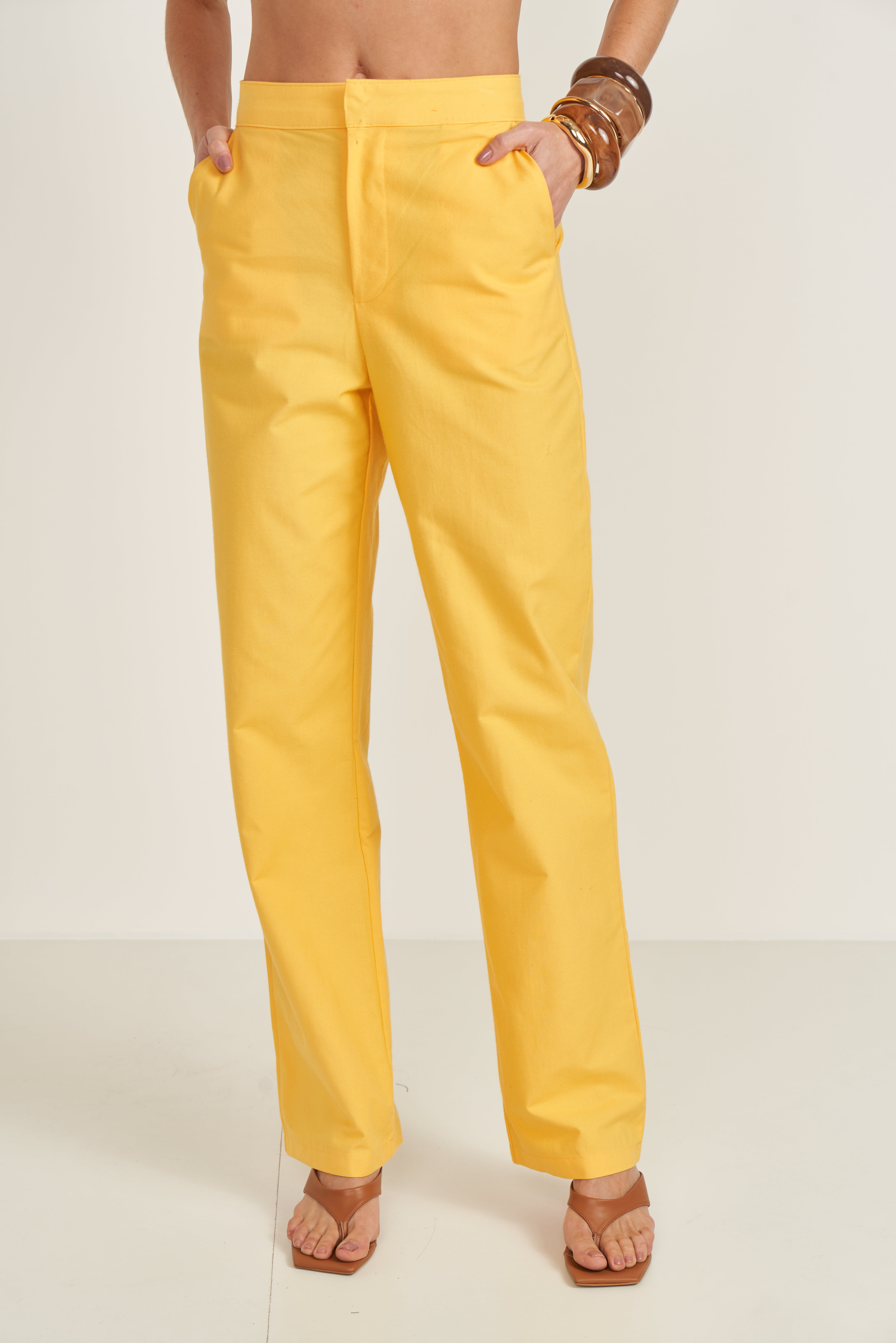 CALÇA COLCCI G AMARELO MACAO