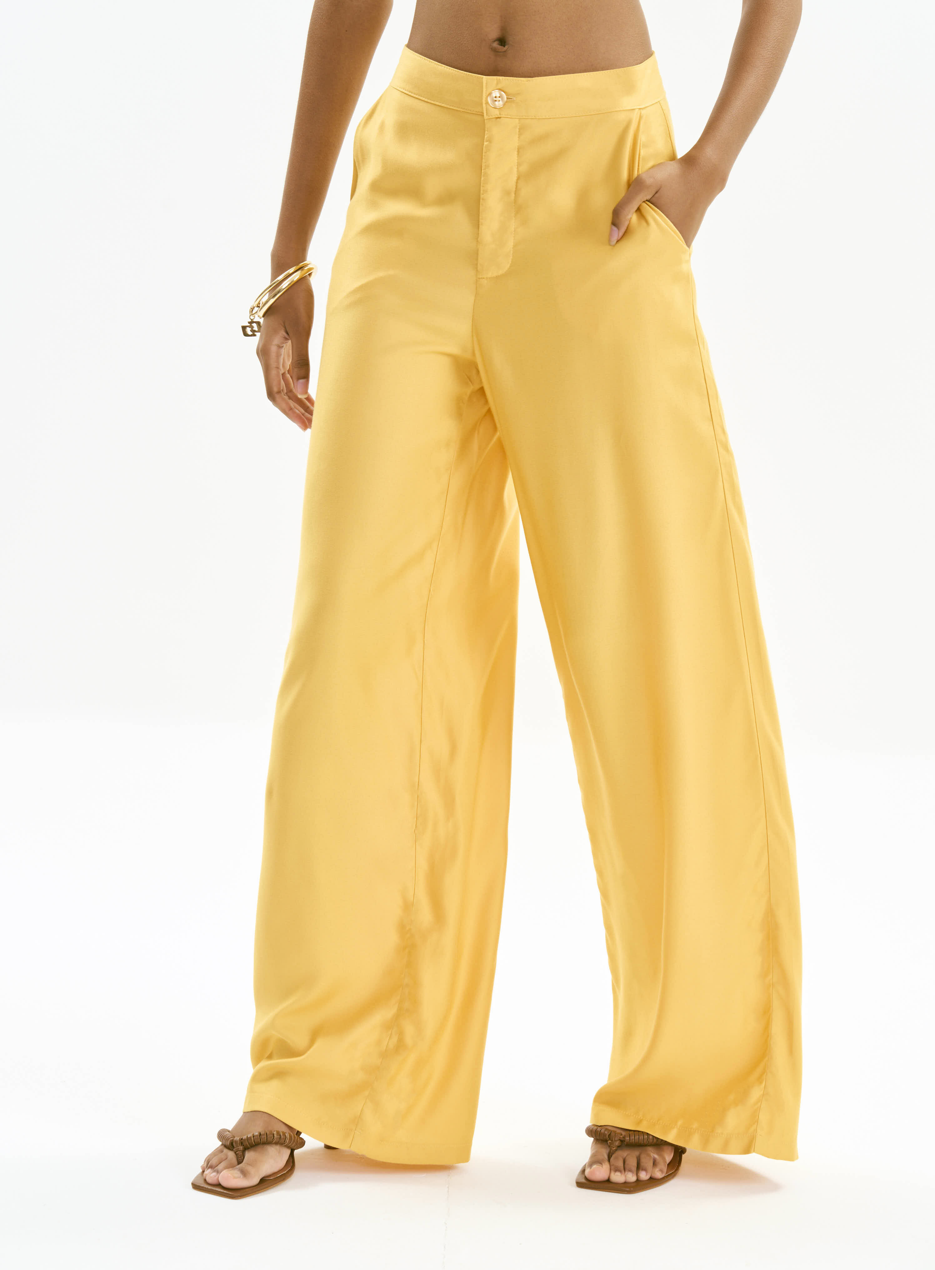 CALÇA COLCCI G AMARELO TOFU