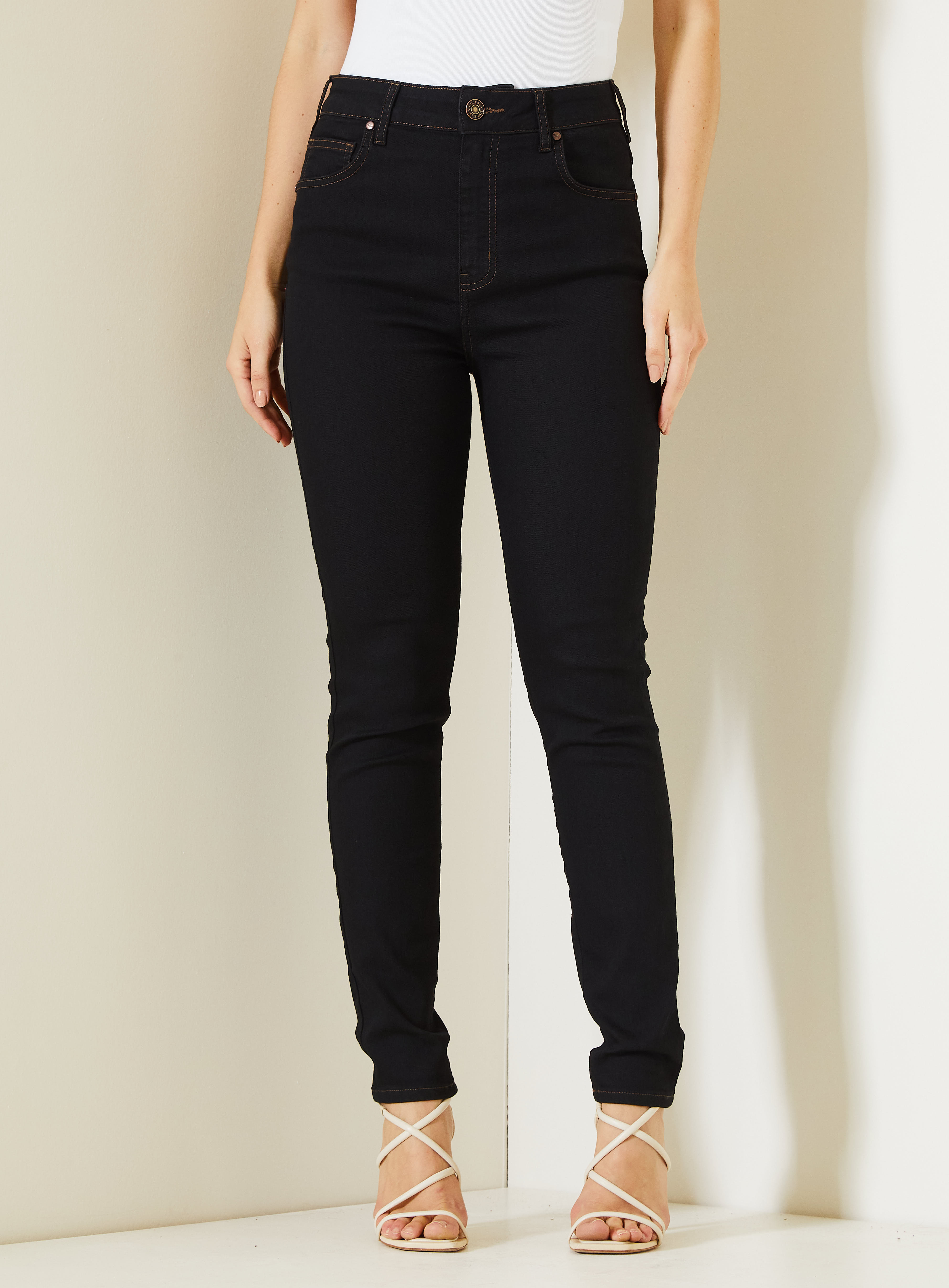 CALÇA JEANS GISELE 38 IND.PRETO