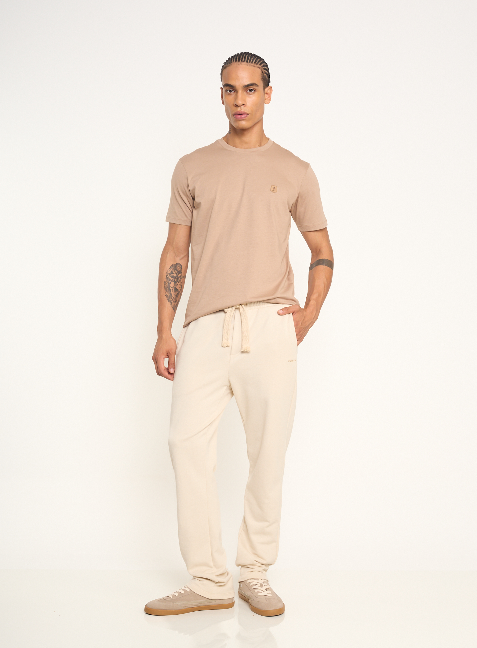 CAMISETA COLCCI M BEGE SAND CASTLE