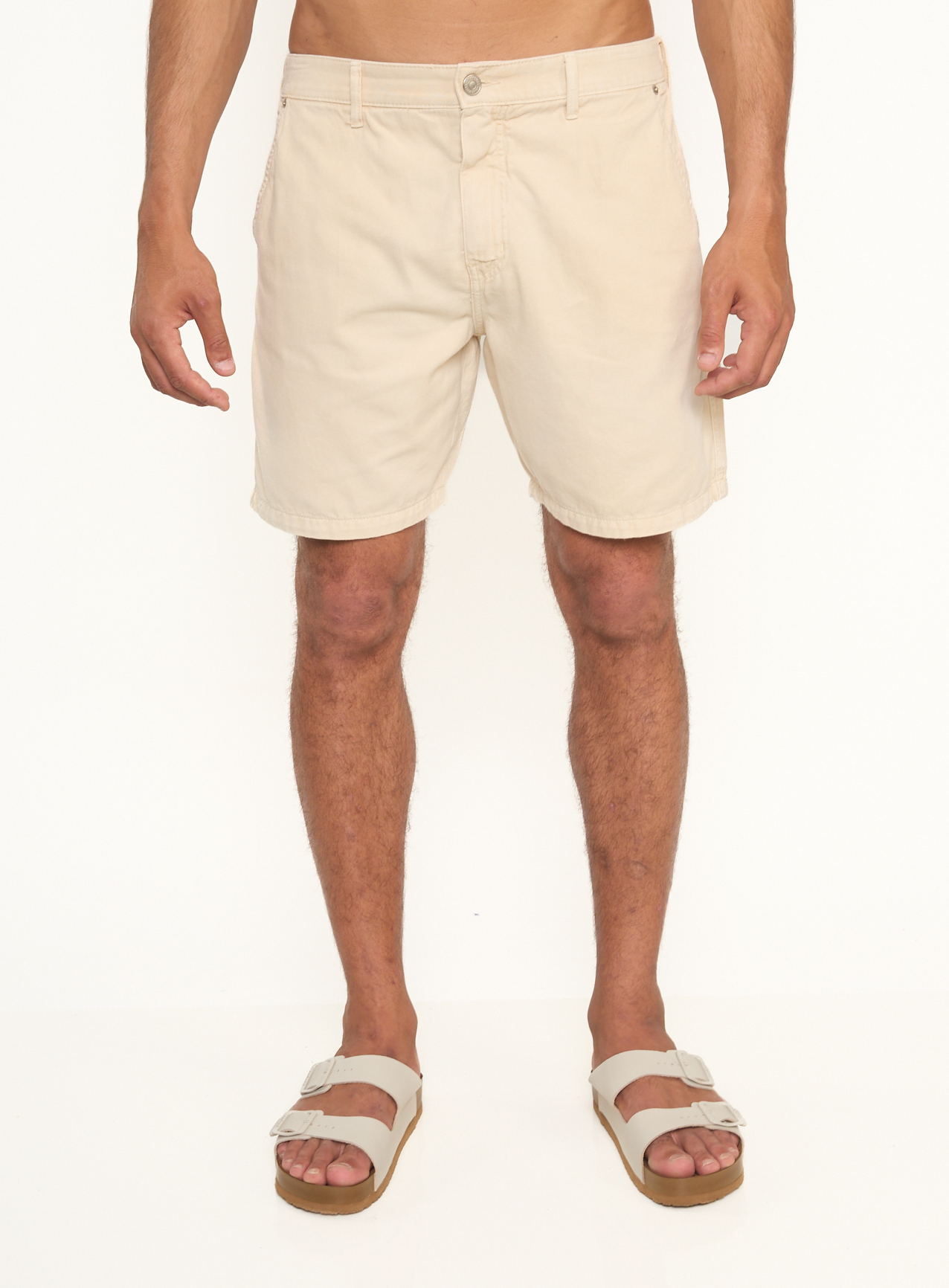 BERMUDA SARJA BONA 40 BEGE TAUPE