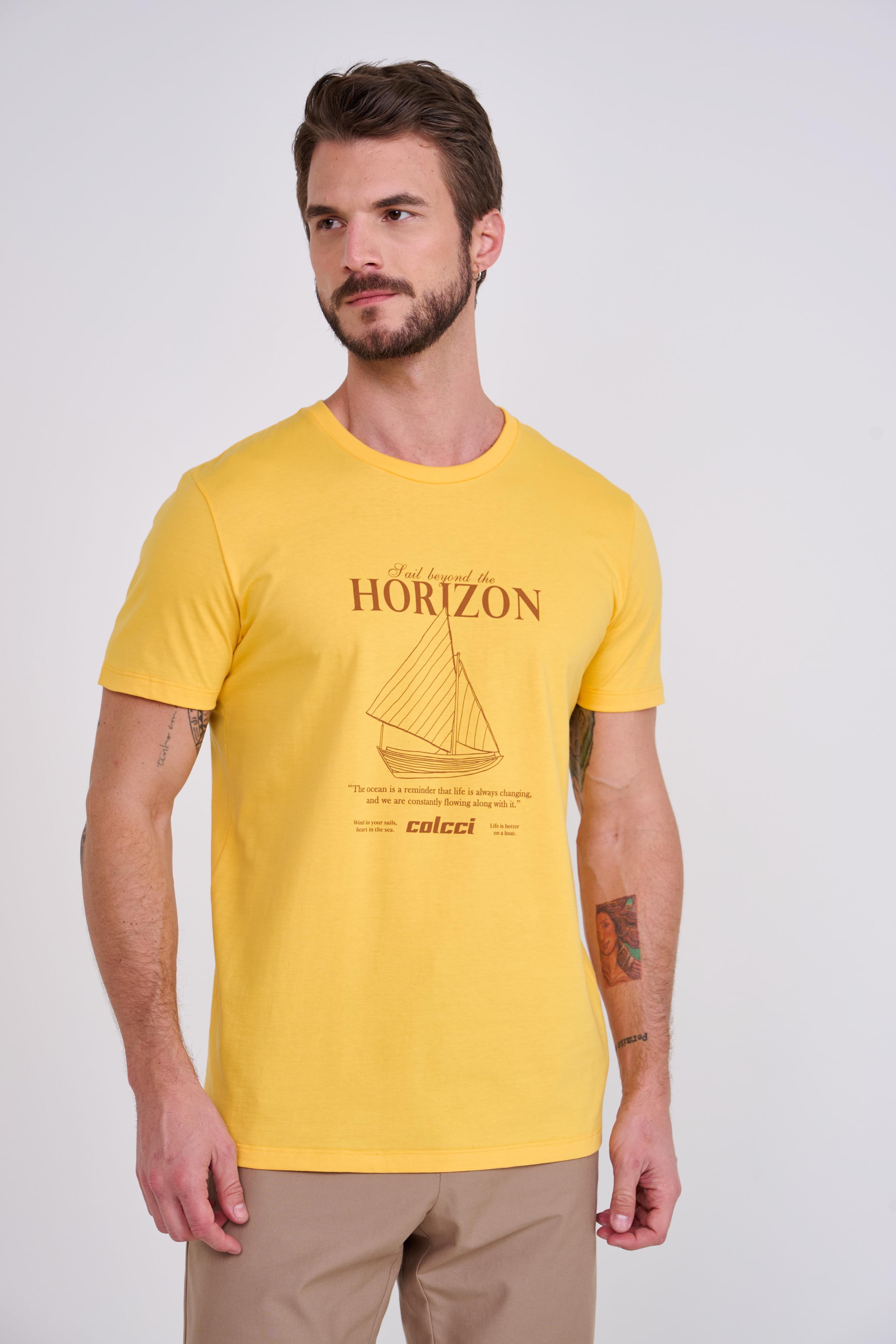 CAMISETA ESTAMPADA M PRETO
