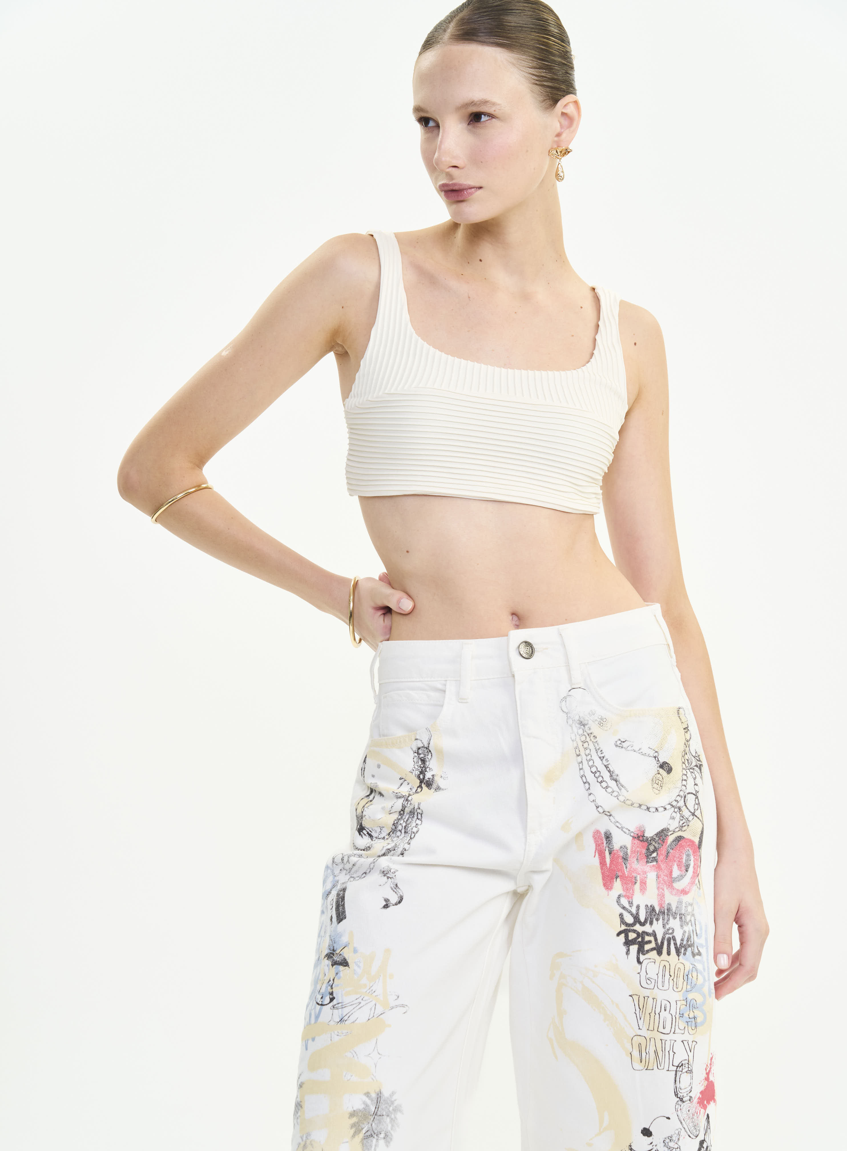 TOP COLCCI G OFF SHELL