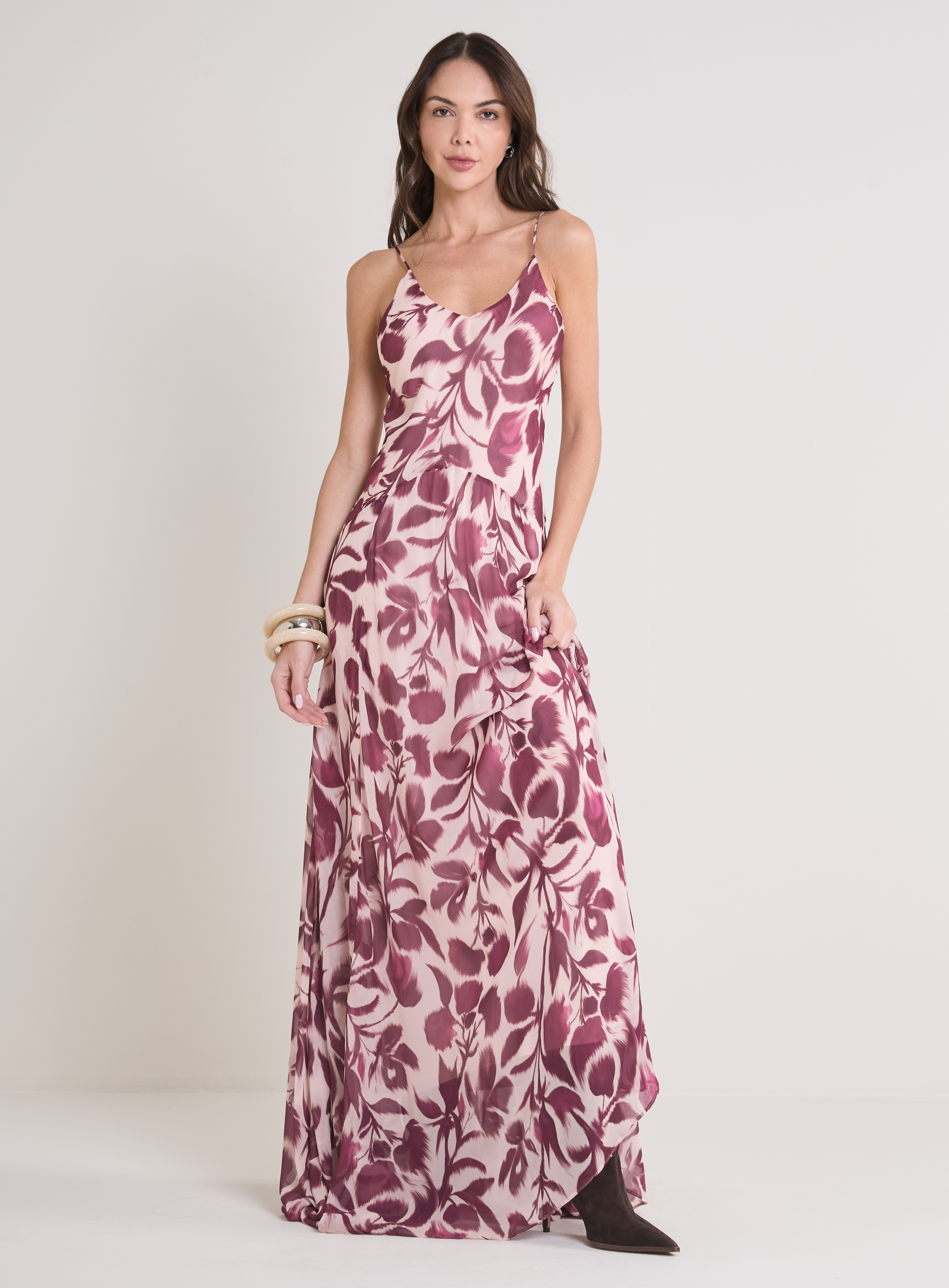 VESTIDO ESTAMPADO PP BLURRED FLOWER