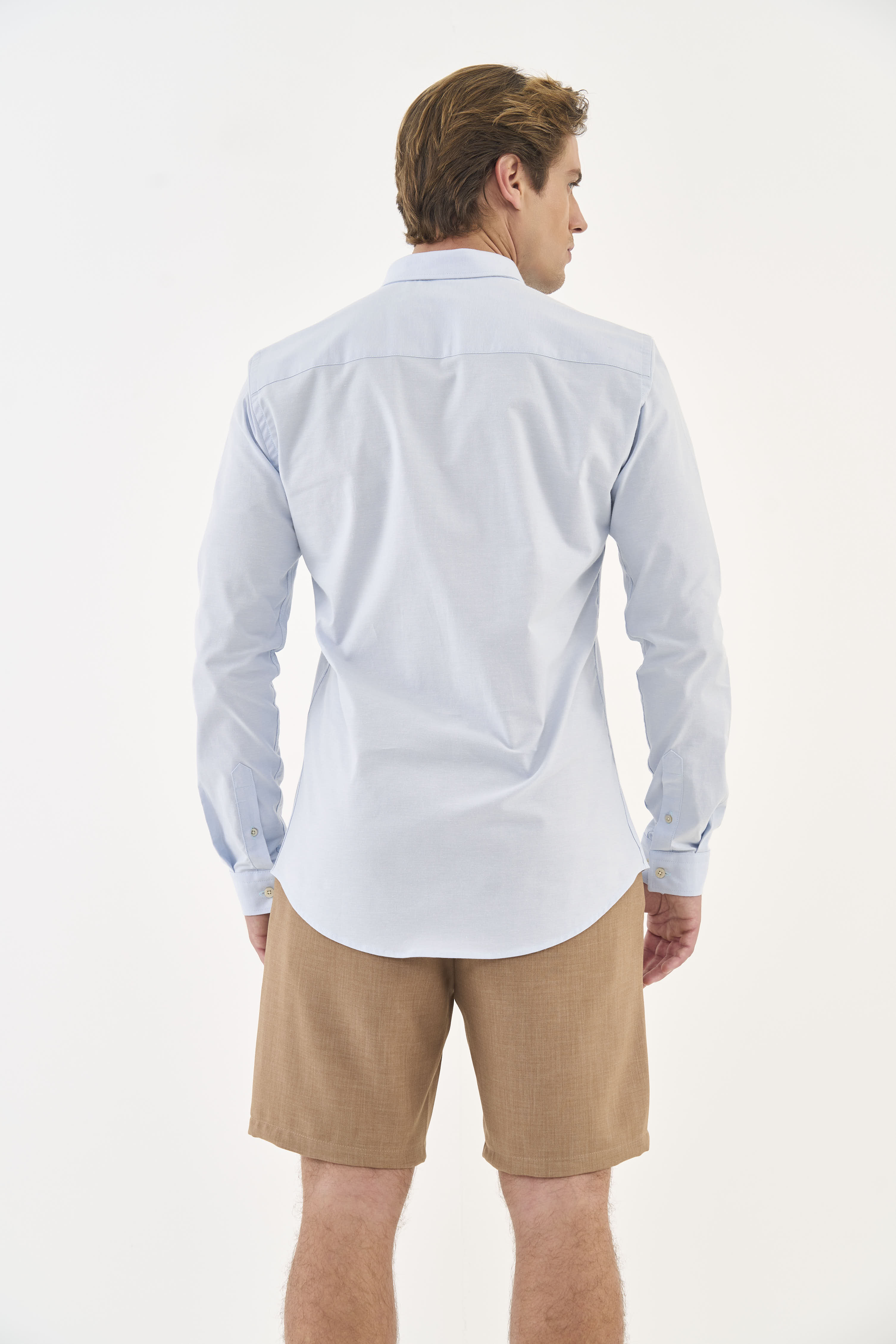 CAMISA WORK FIT G AZUL CASHMERE