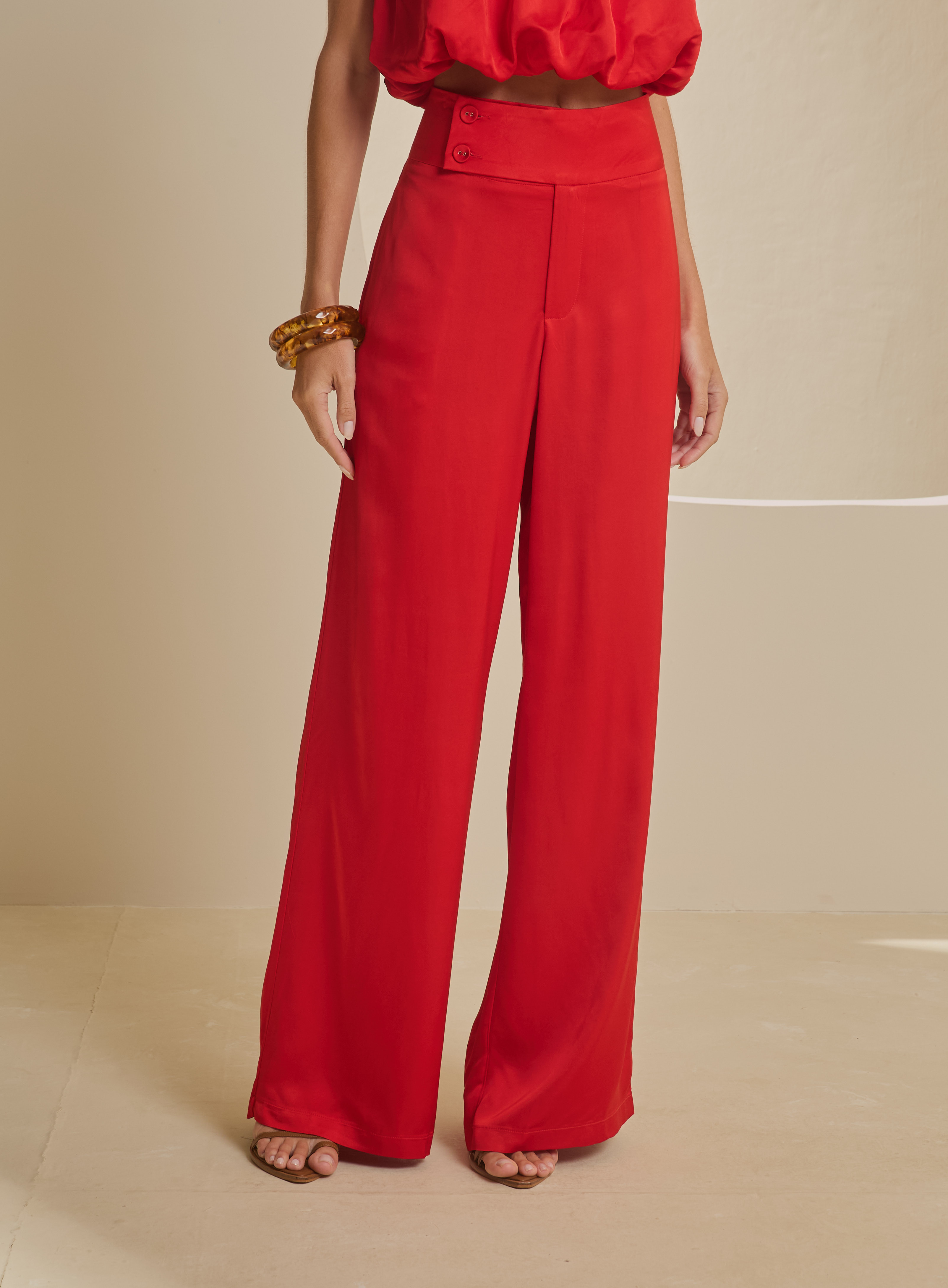 CALÇA FORUM G VERMELHO SPARKL