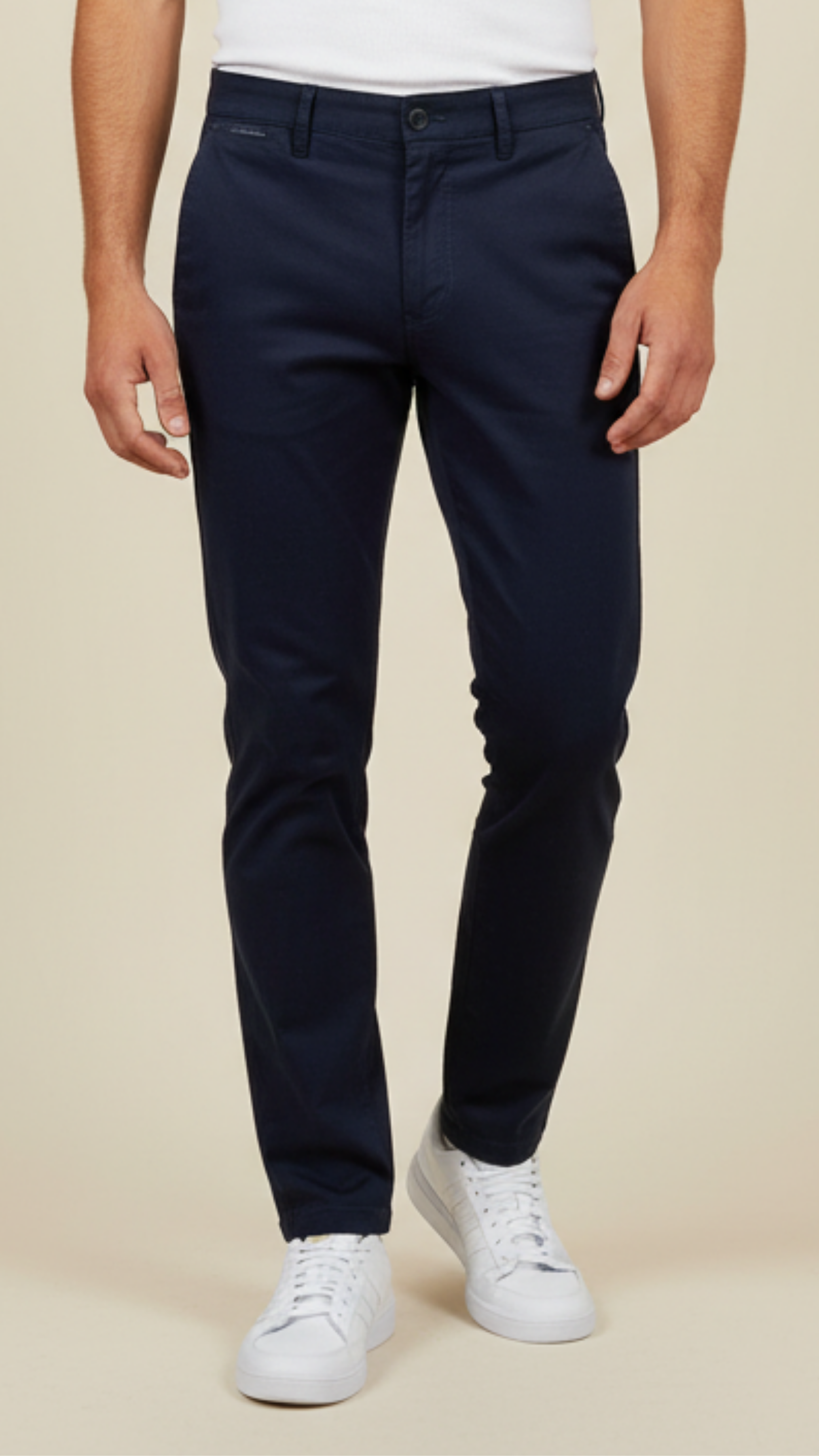 CALÇA SARJA CHINO 38 AZUL DARKNESS