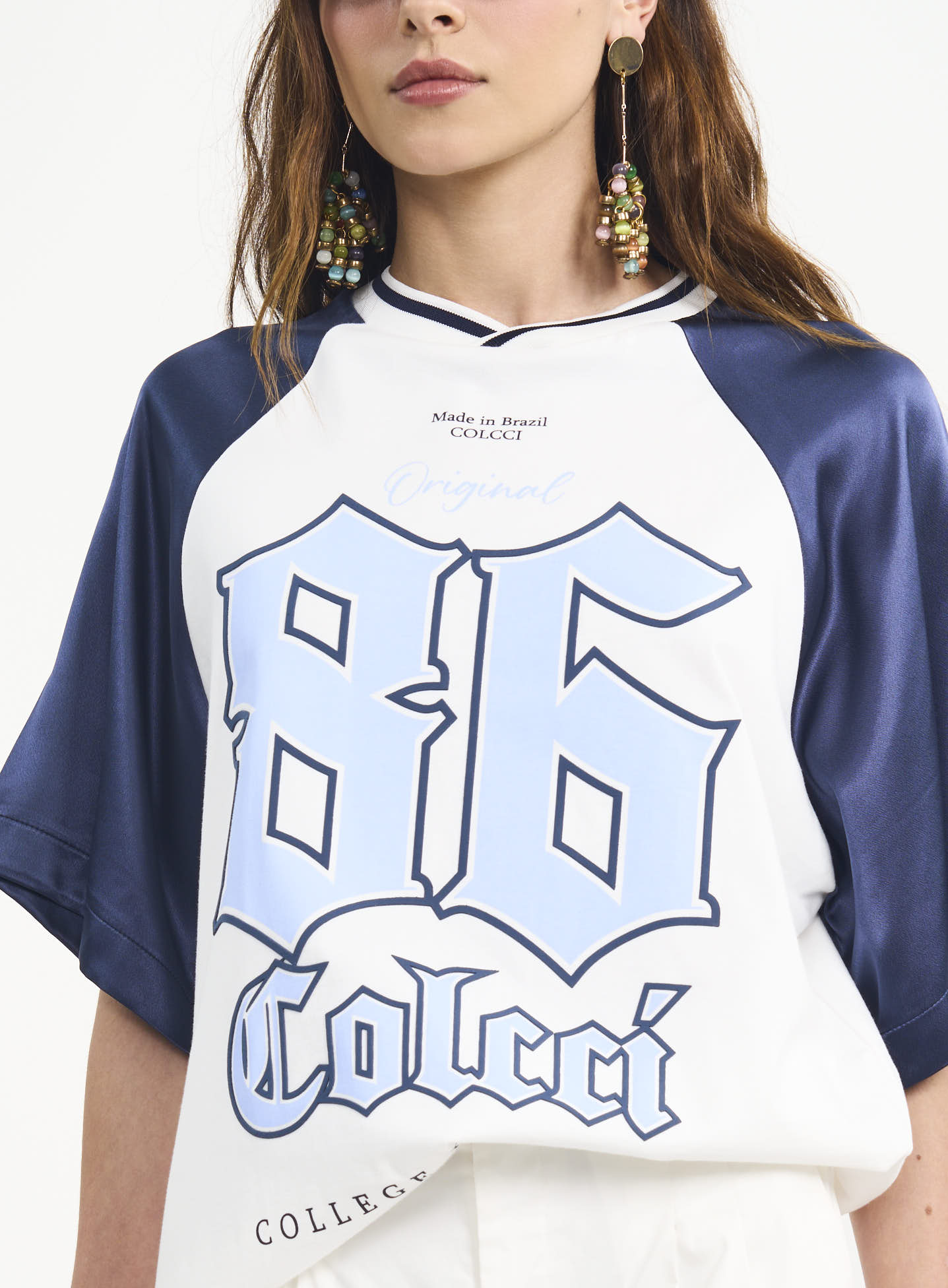 CAMISETA COLCCI G OFF/AZUL
