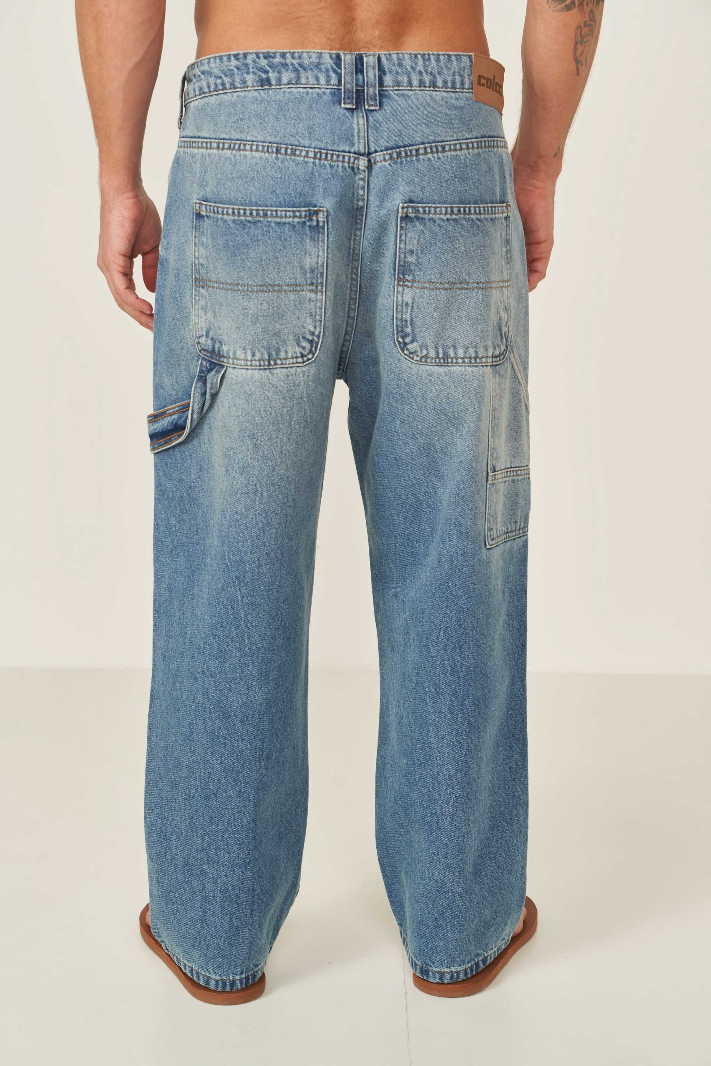 CALÇA JEANS LOOSE 42 INDIGO