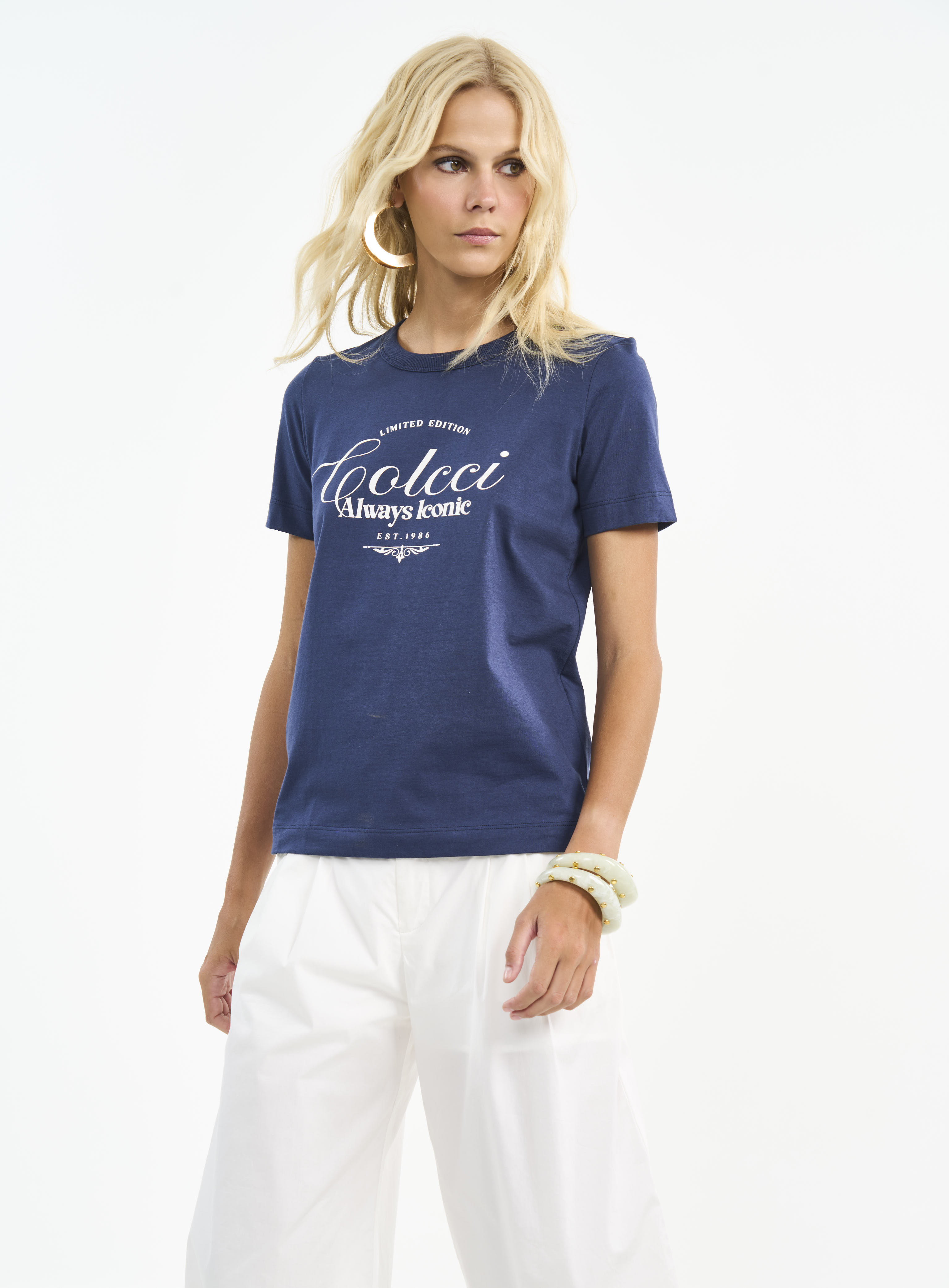 CAMISETA COLCCI G AZUL OLYMPIC