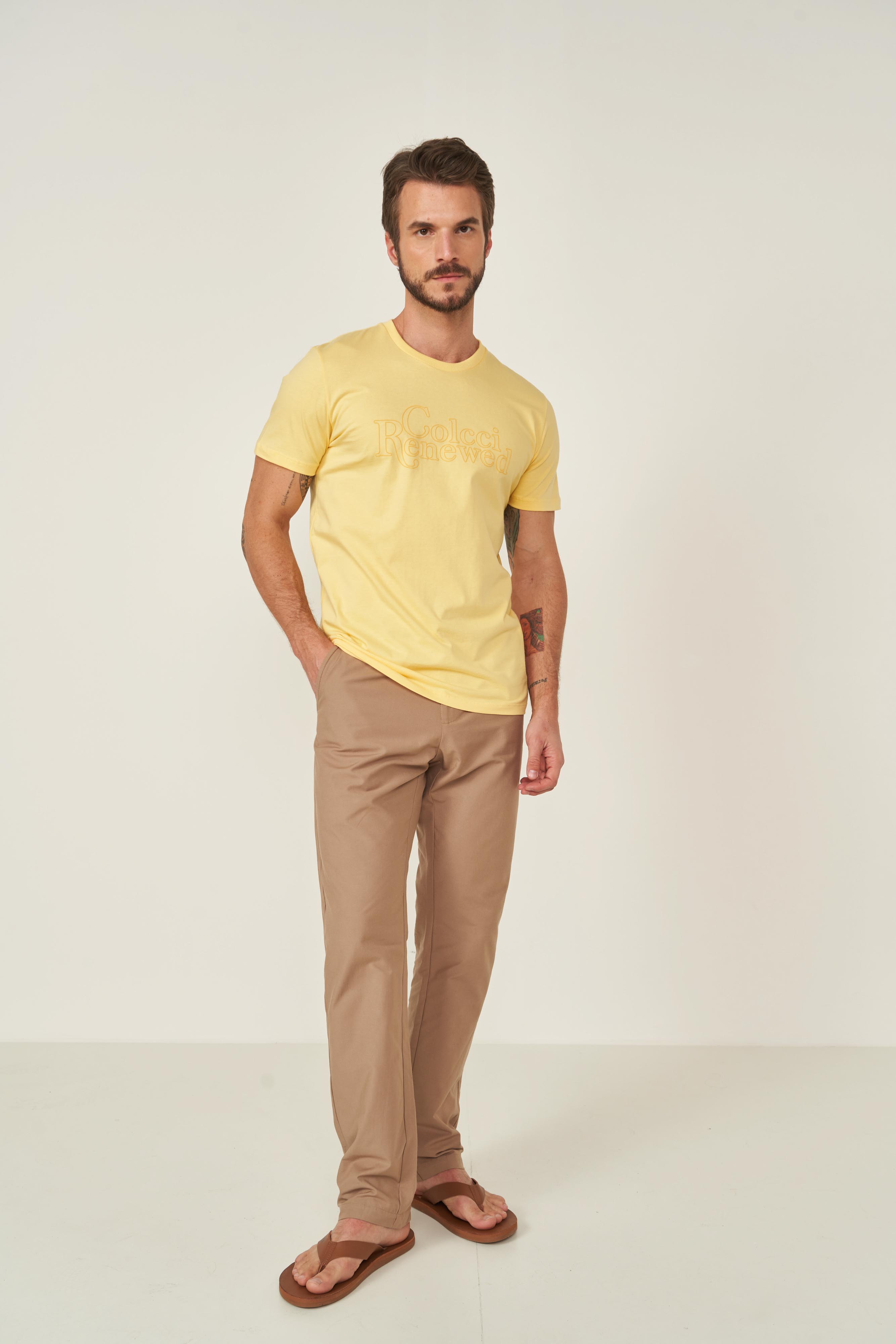 CAMISETA COLCCI G AMARELO CORNISH