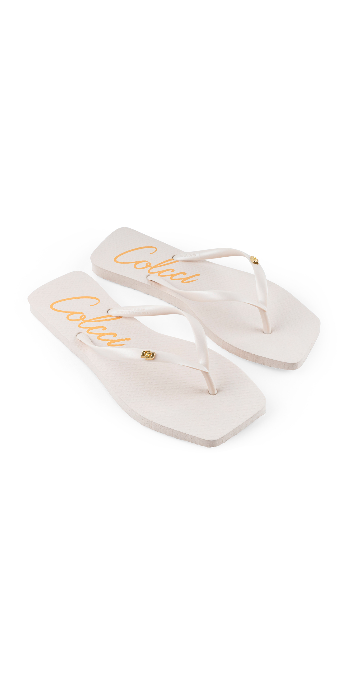 CHINELO LETTERING METAL COLCCI 33-34 OFF WHITE