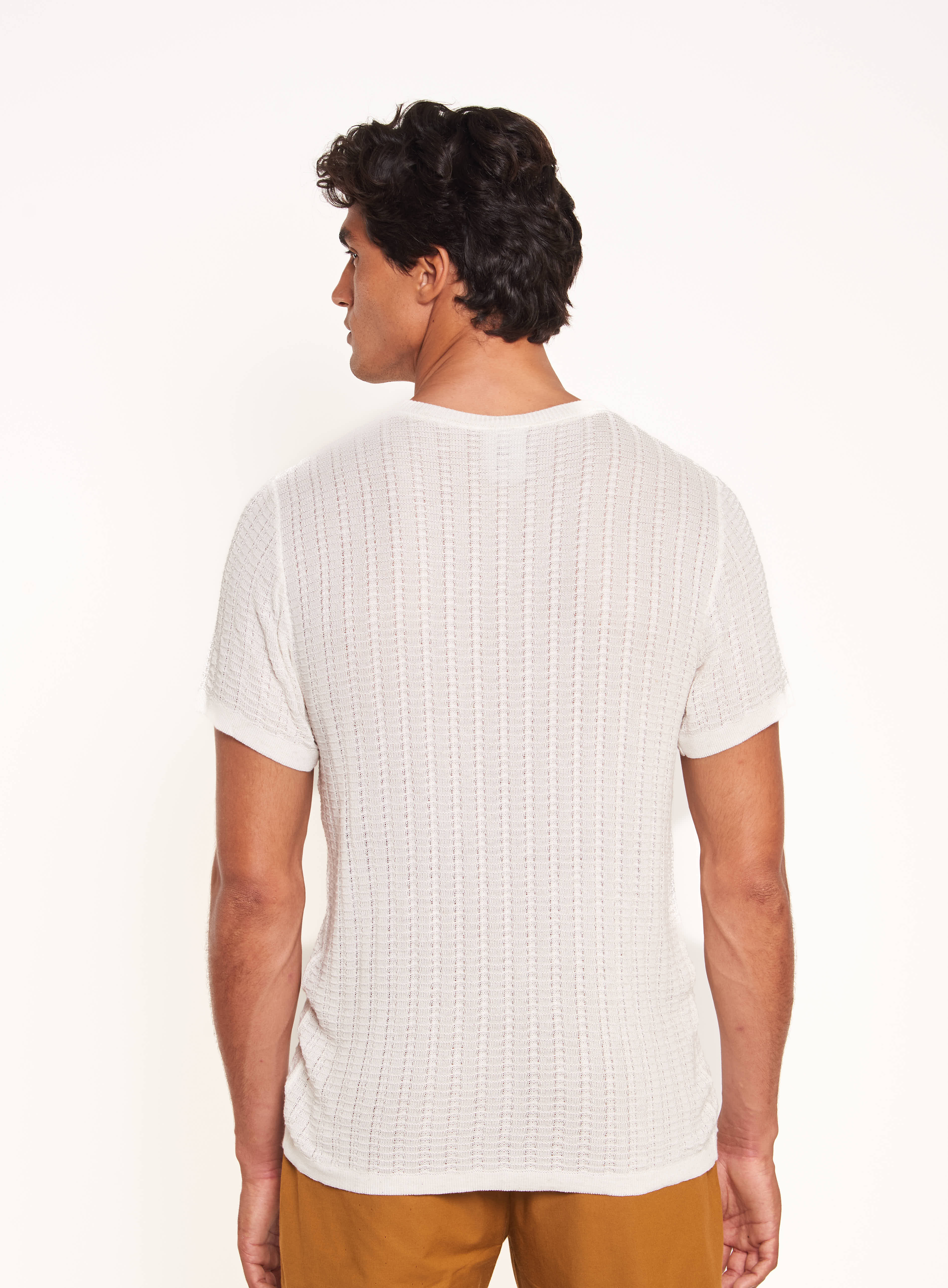 CAMISETA LINHO TRICÔ G OFF SHELL