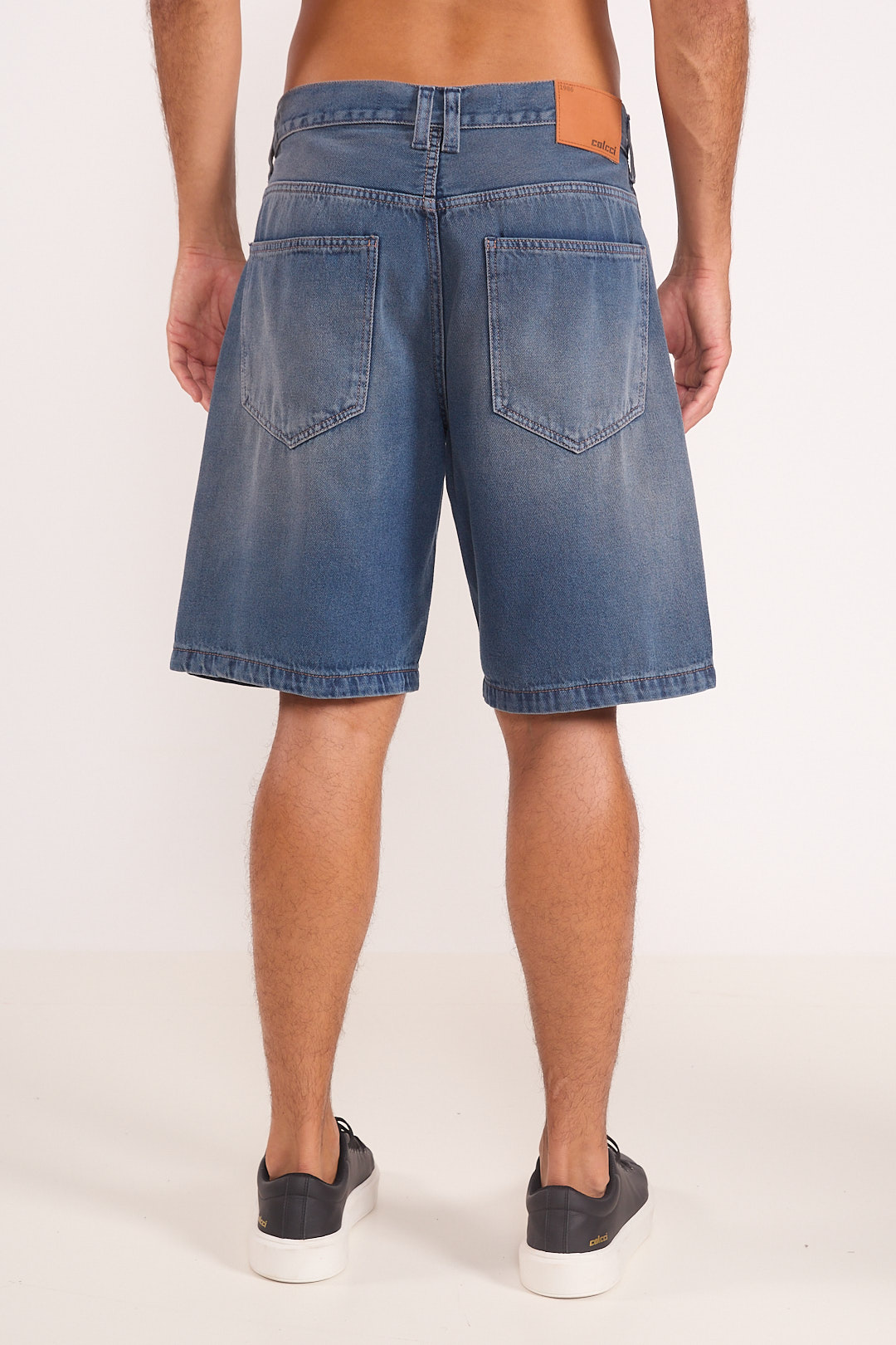 BERMUDA JEANS WORKER 42 INDIGO