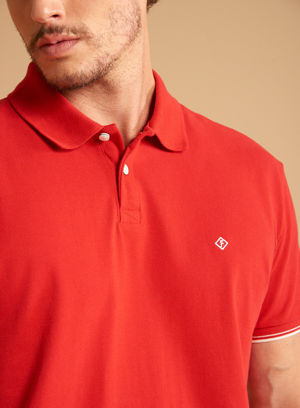 POLO FORUM M VERMELHO SPARKL
