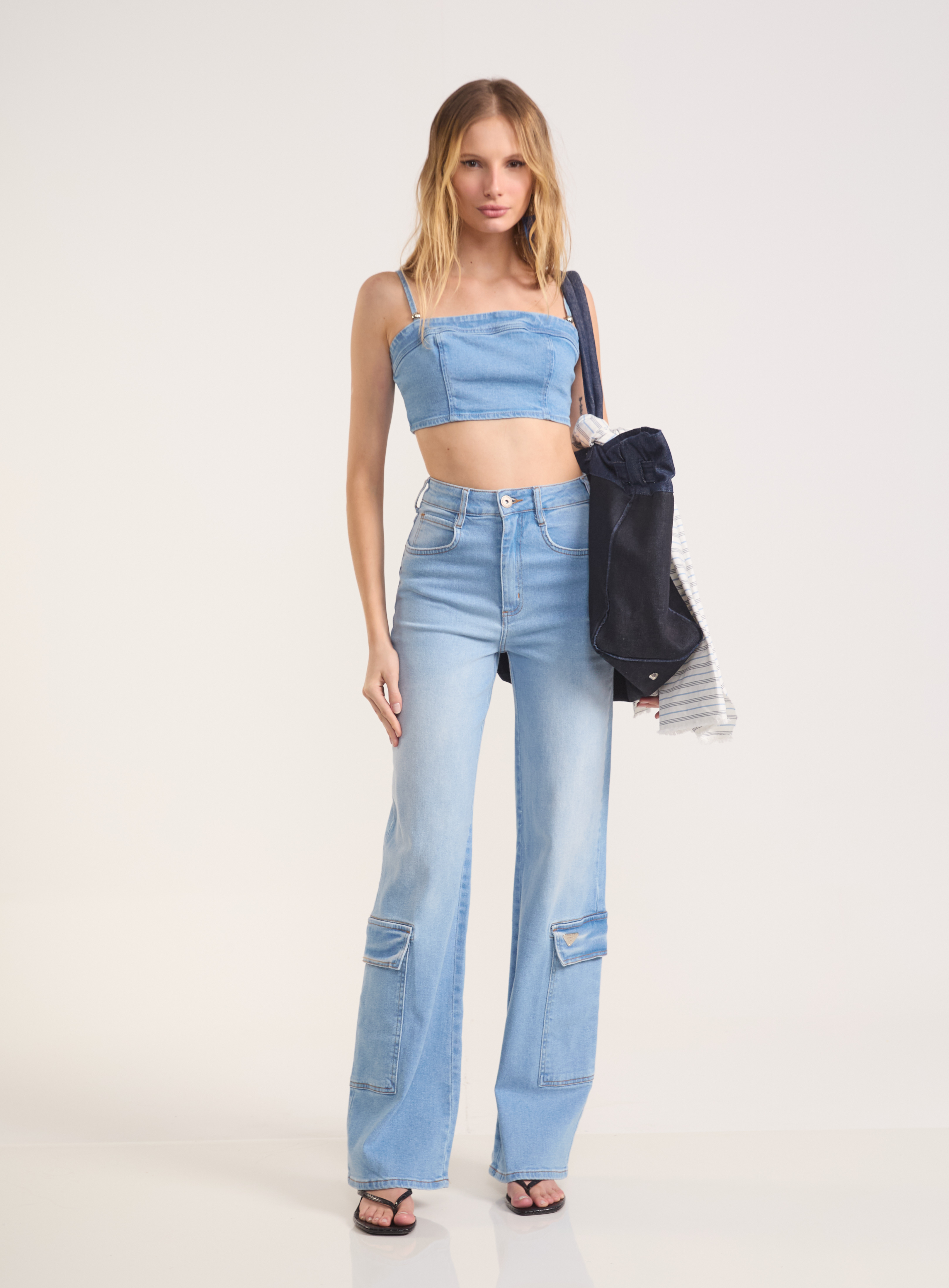 CALÇA JEANS BERLIM STRETCH 44 INDIGO