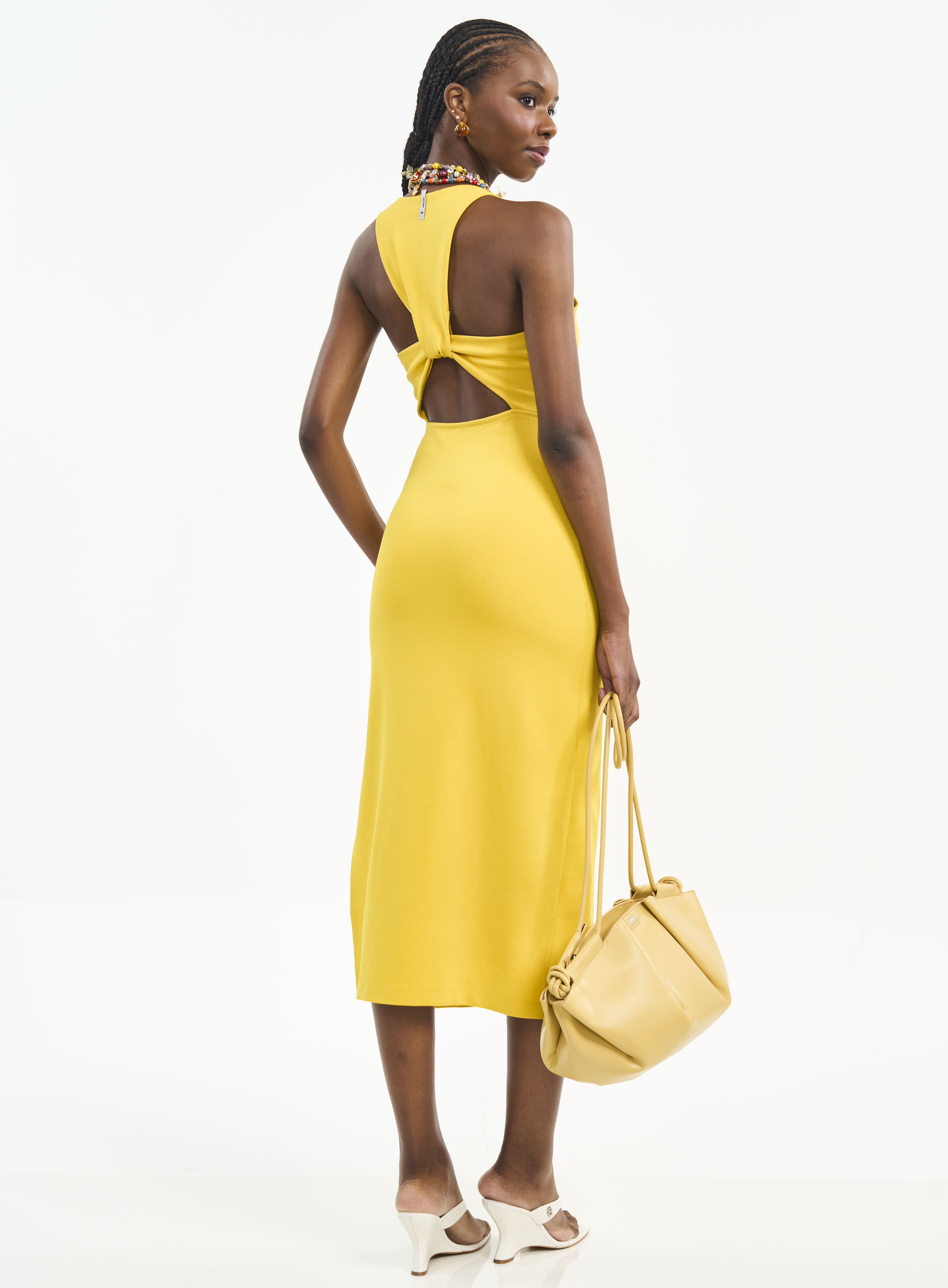 VESTIDO COLCCI M AMARELO POLEN
