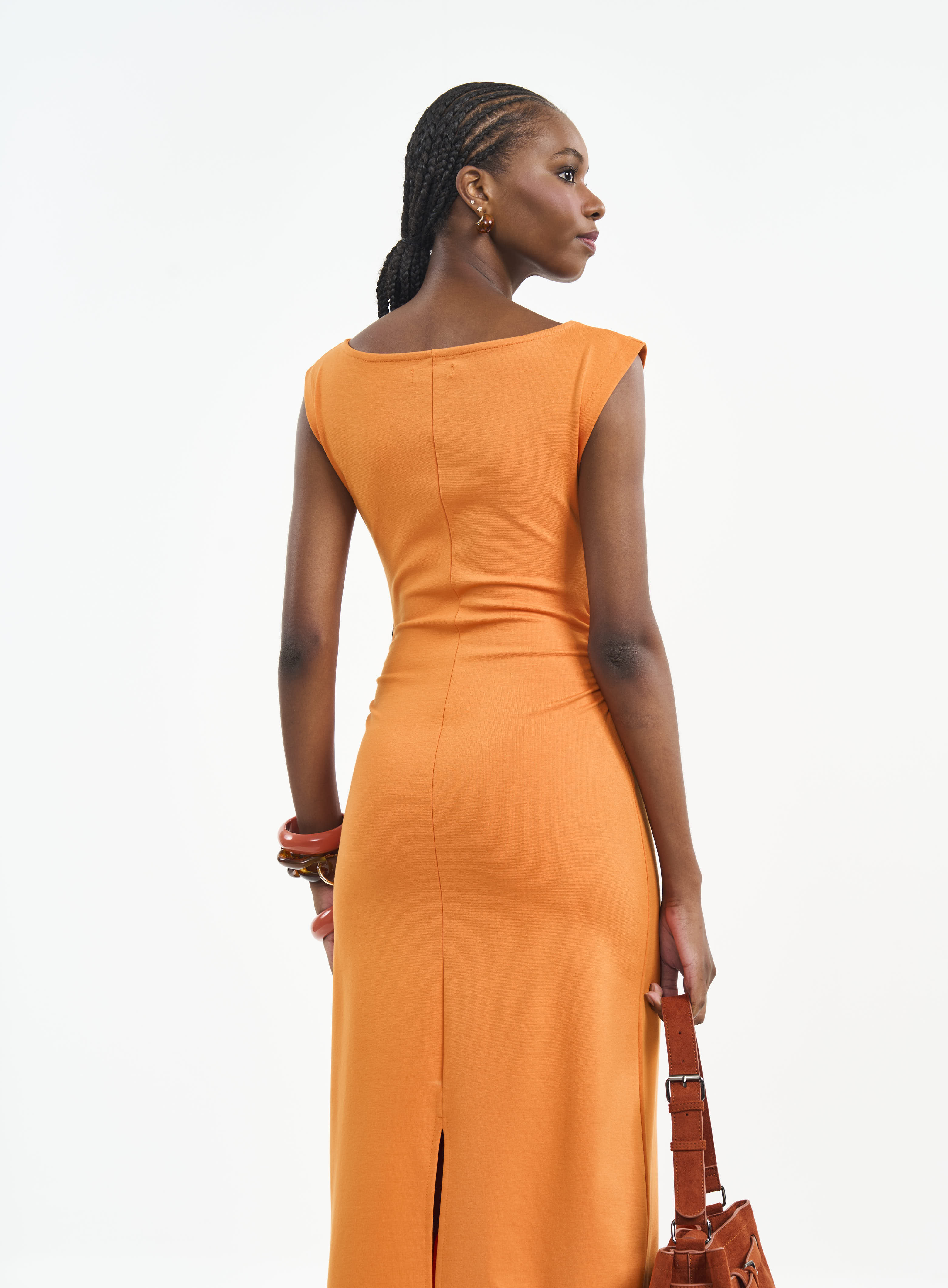 VESTIDO COLCCI G MARROM DROME
