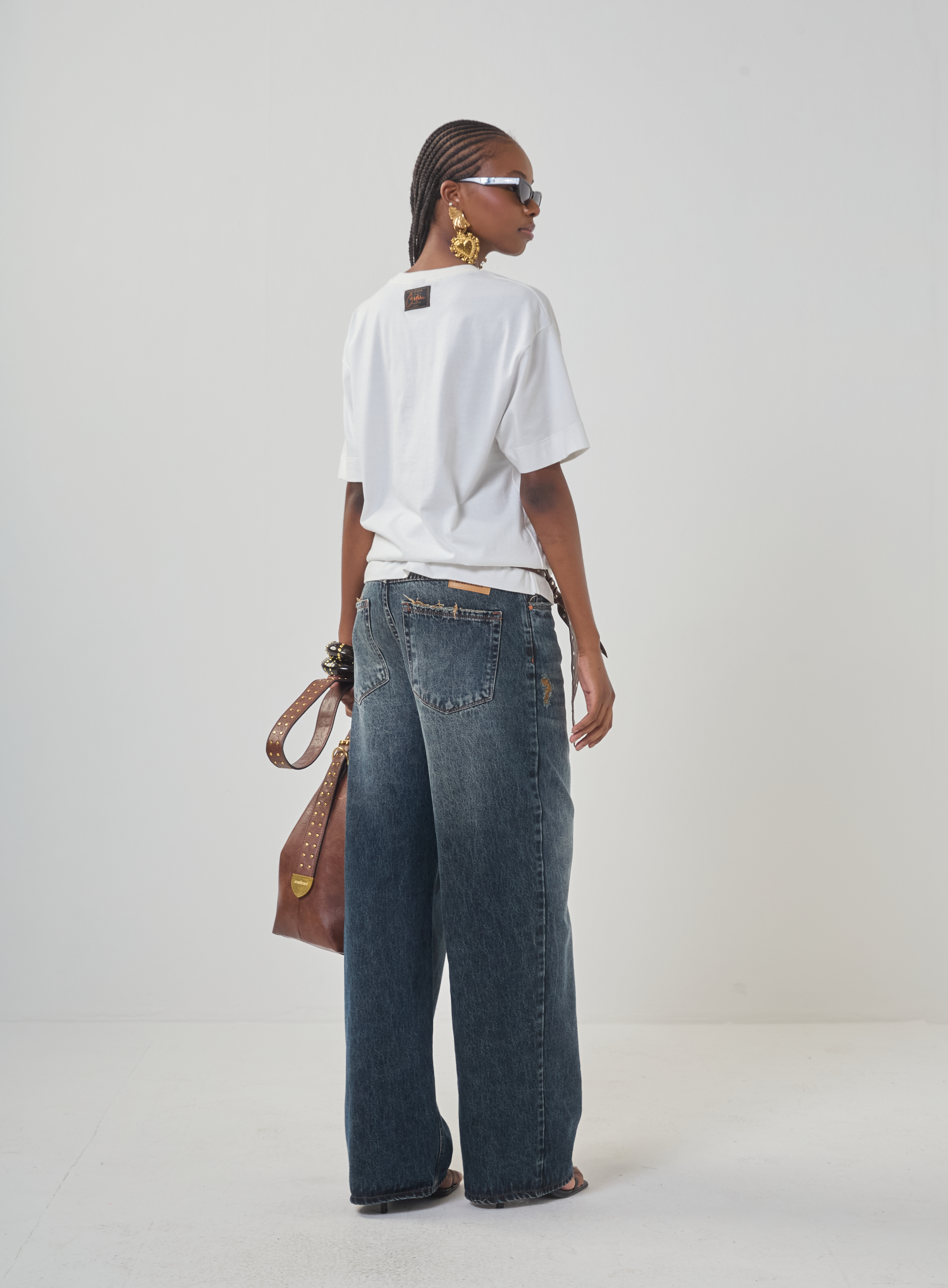 CALÇA JEANS BRUNA LOW 42 INDIGO