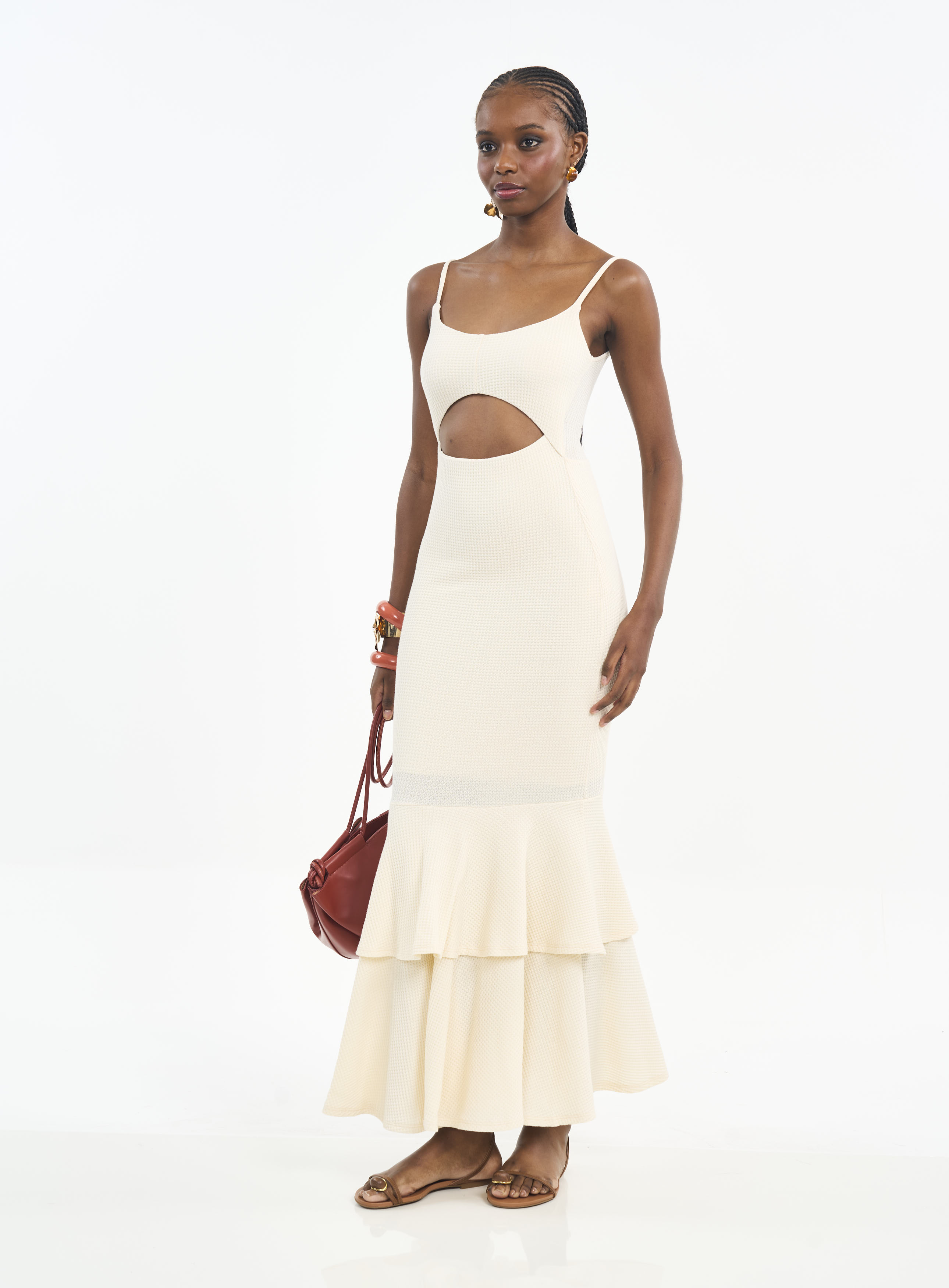 VESTIDO COLCCI P BEGE BIENTO