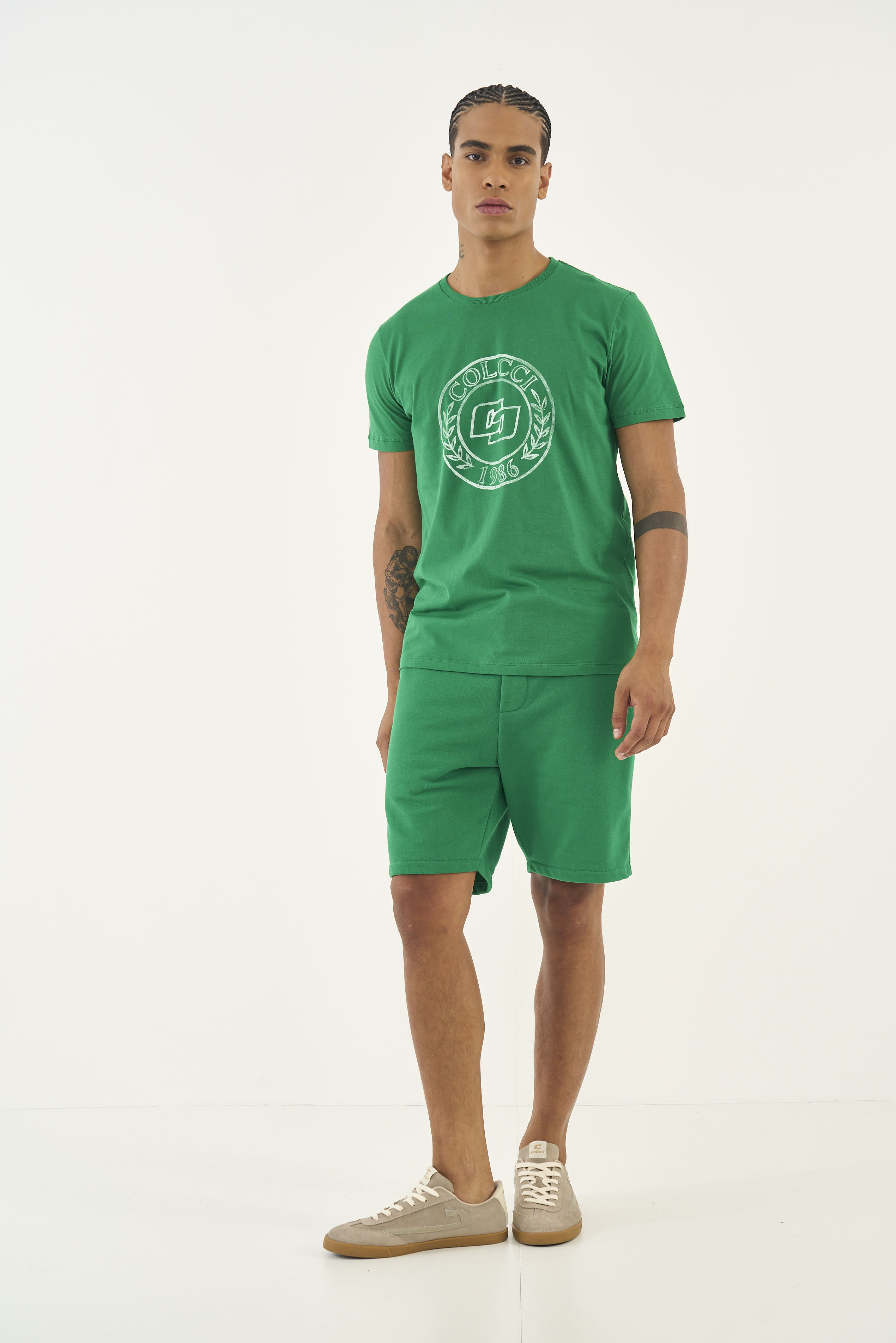 BERMUDA MOLETOM G AMARELO OCHRE