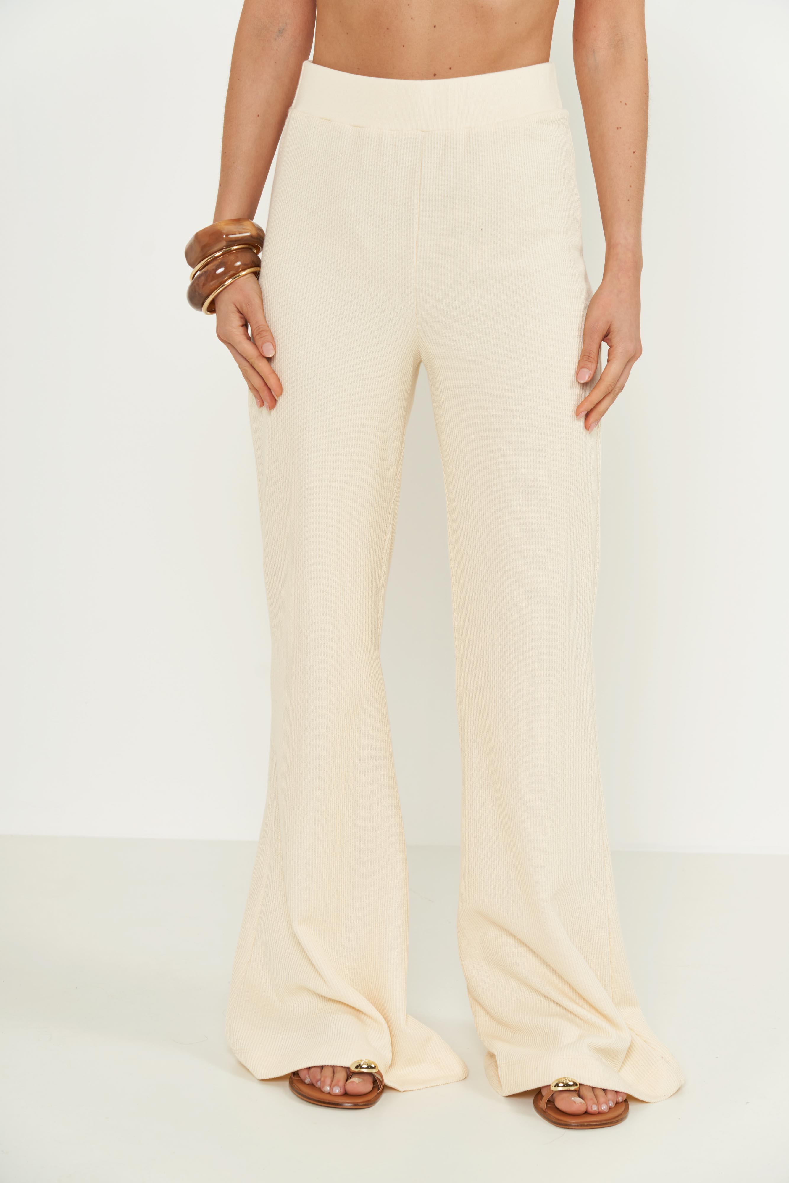 CALÇA COLCCI G BEGE AFFOGATO