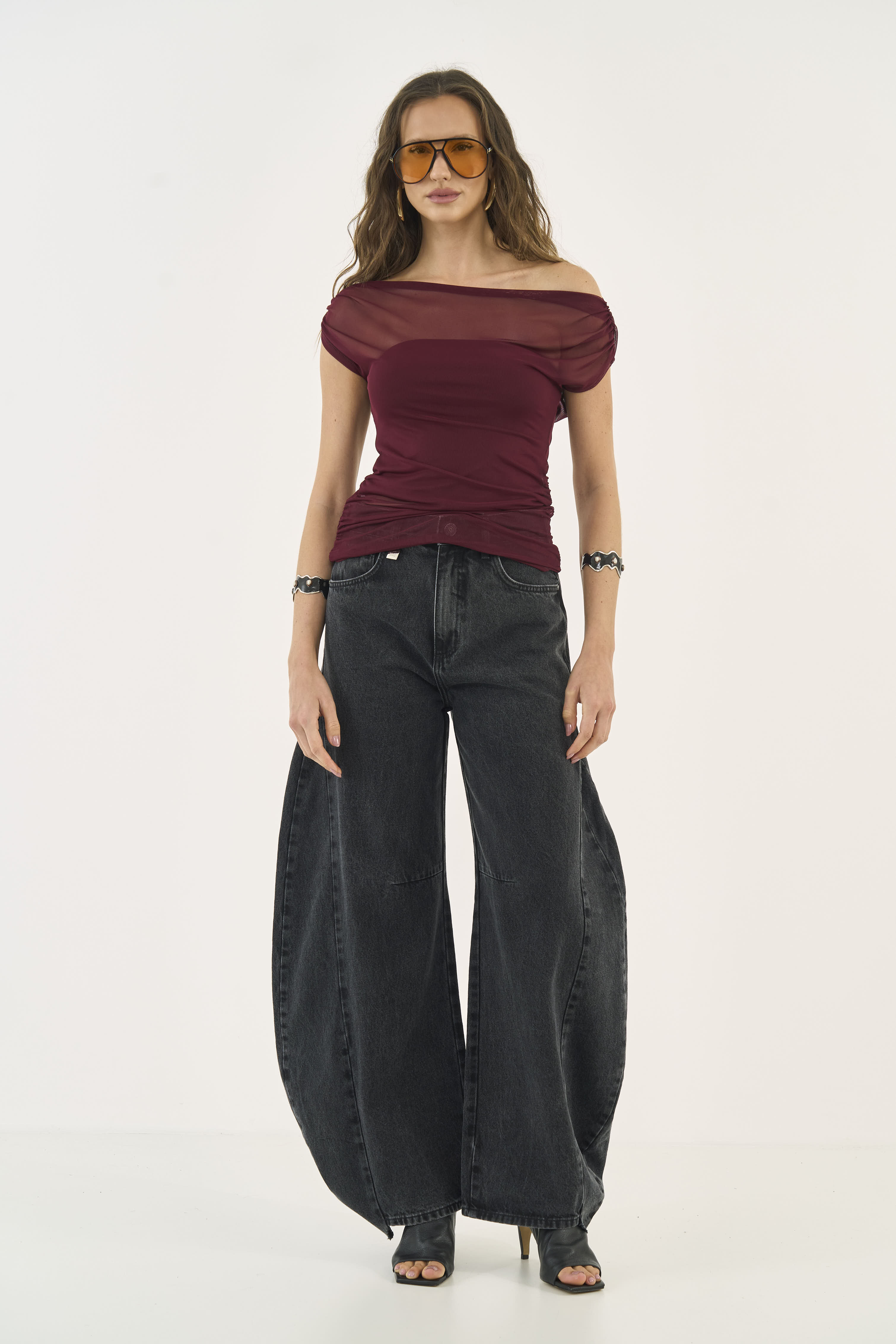 BLUSA TULE G BORDO BLOODSTONE