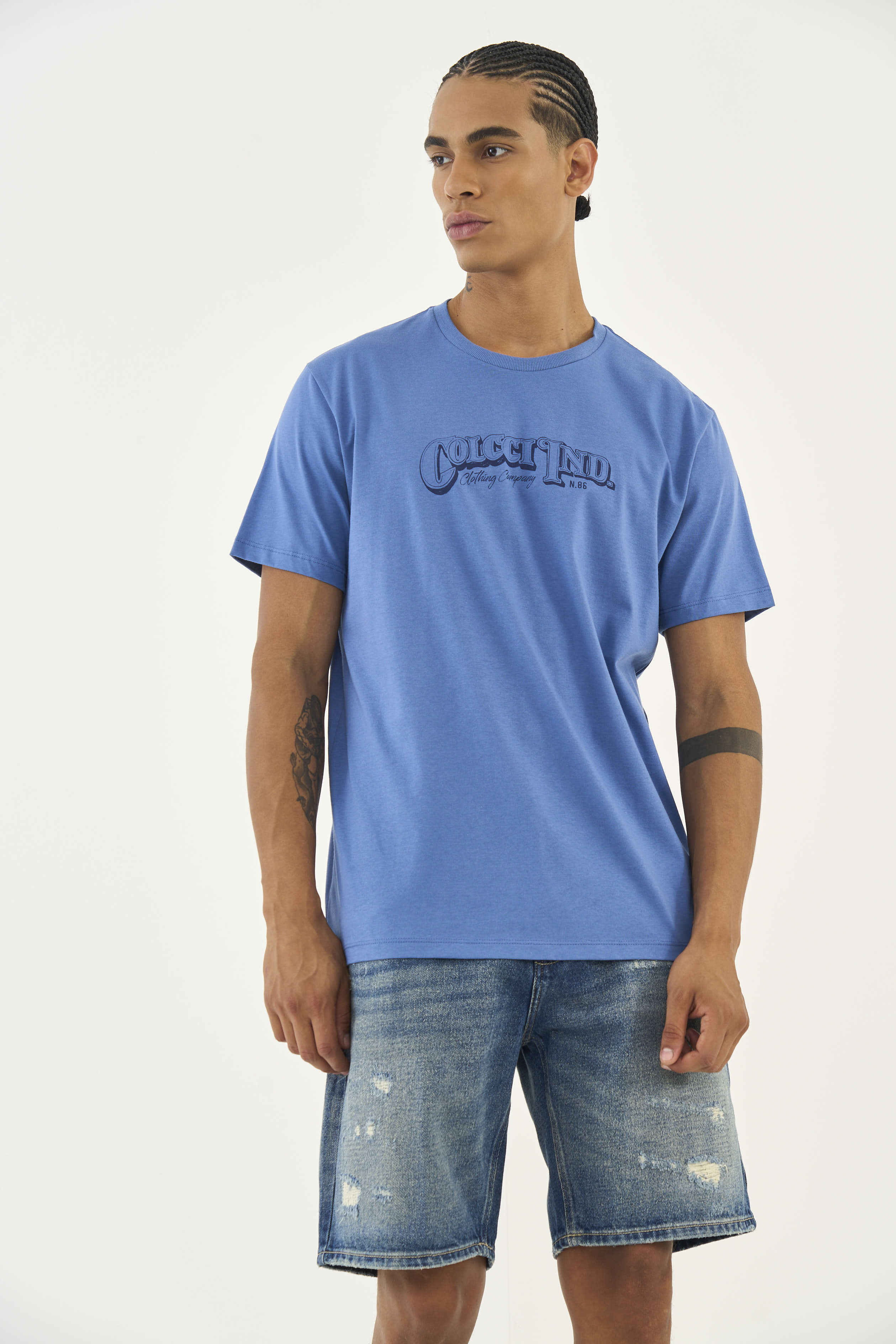 CAMISETA COLCCI G AZUL ZARCO