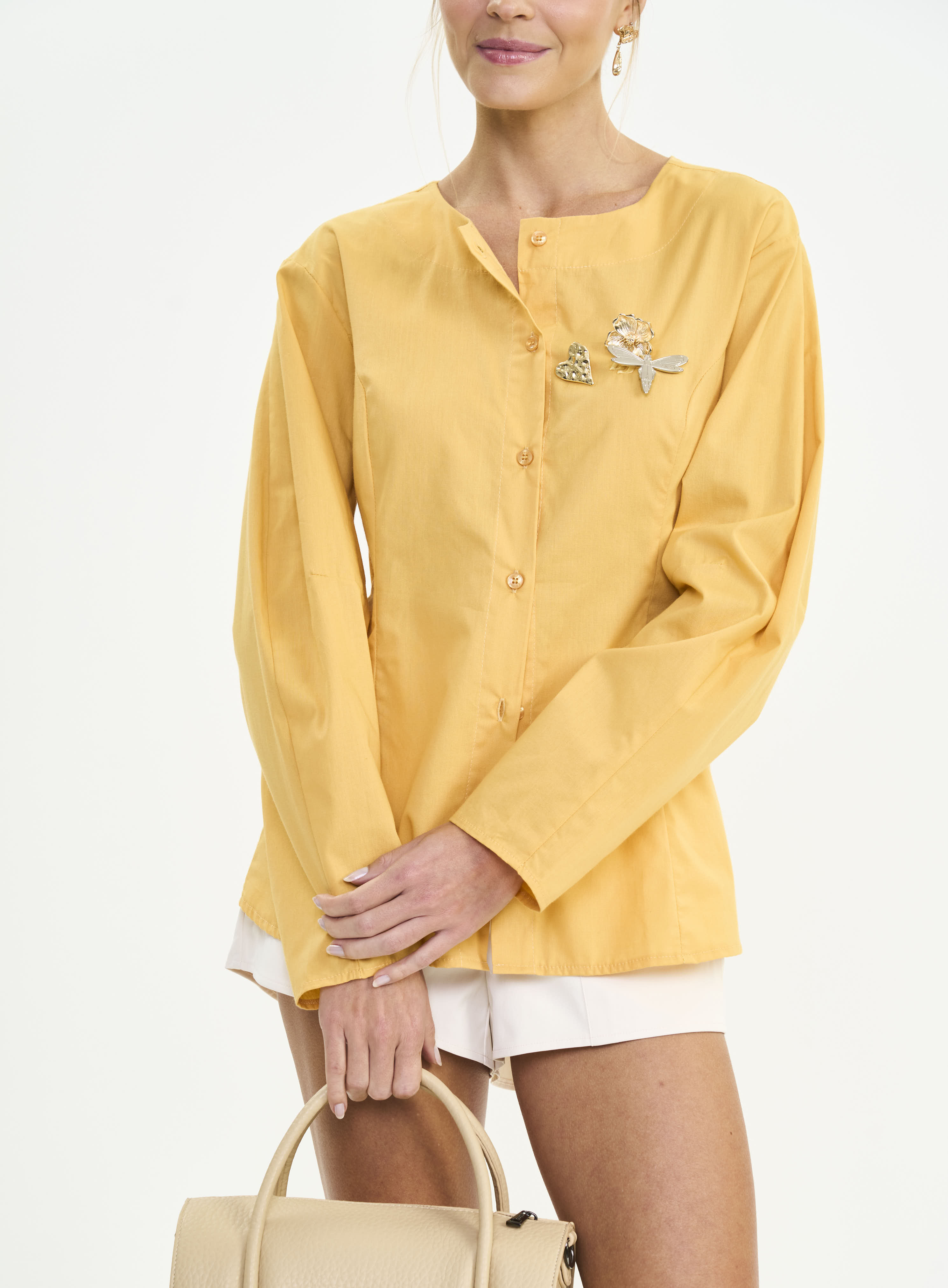 CAMISA COLCCI P AMARELO TOFU