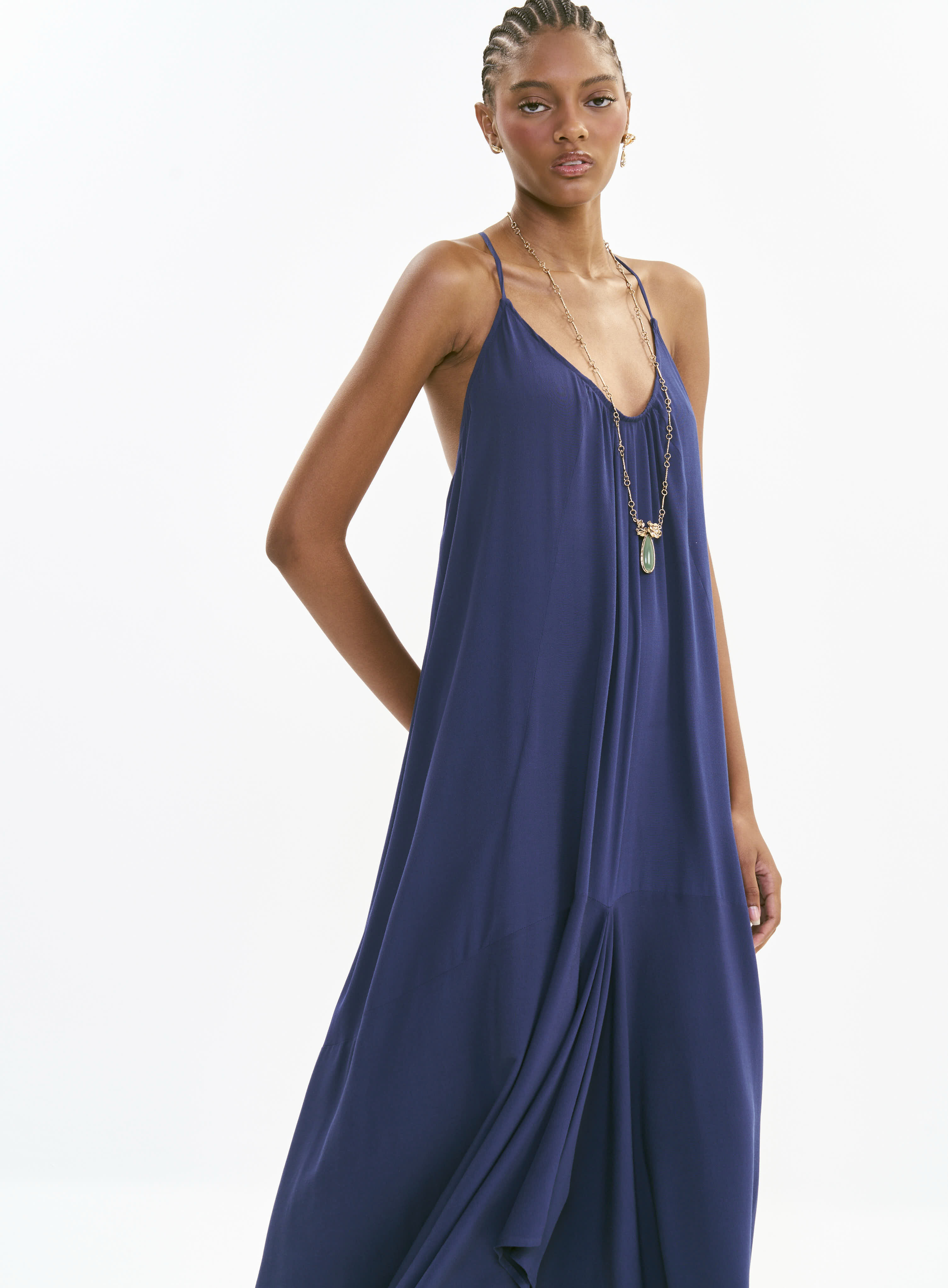 VESTIDO COLCCI G AZUL DARKNESS