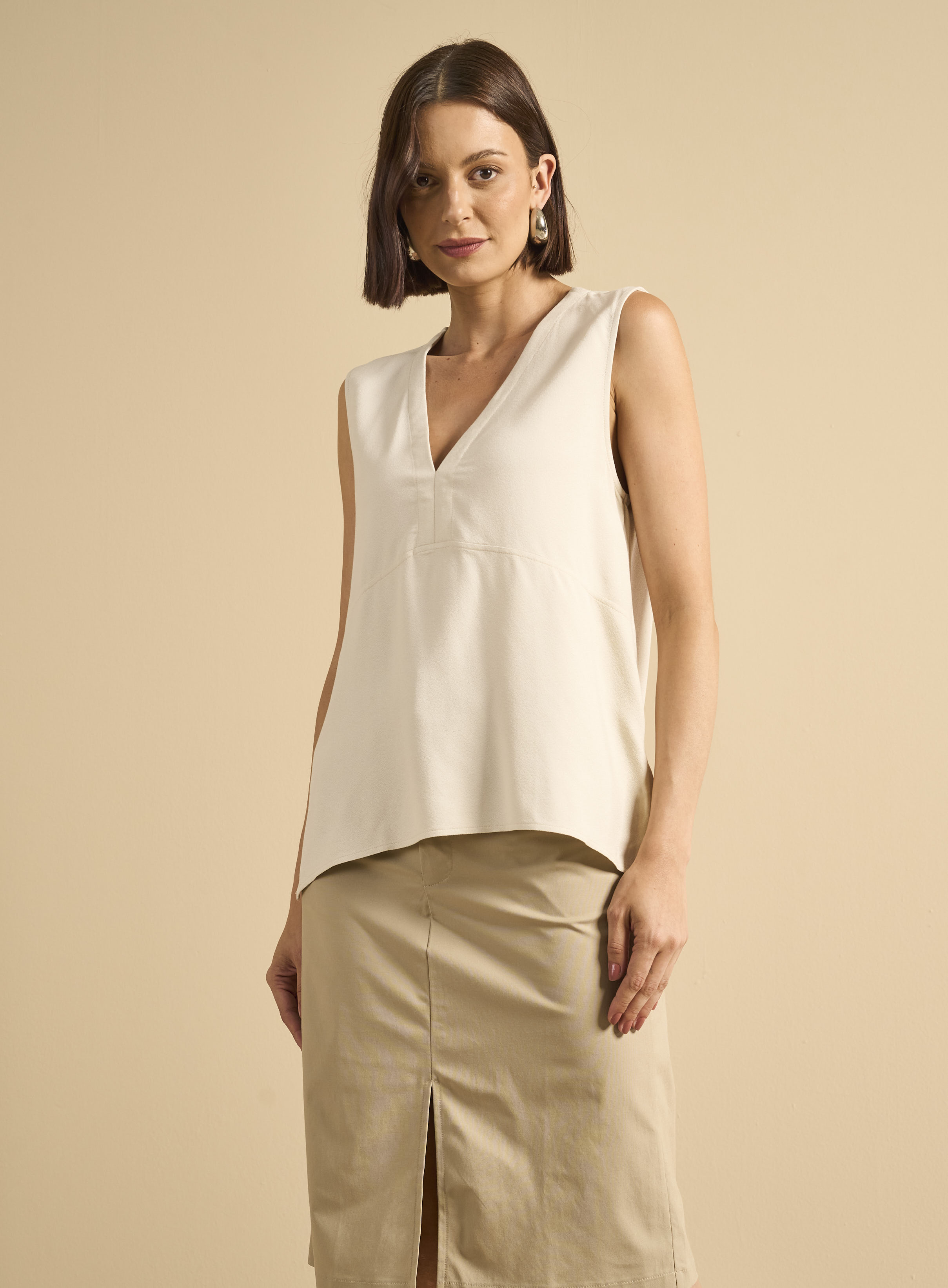 BLUSA FOUM P BEGE ITALIAN
