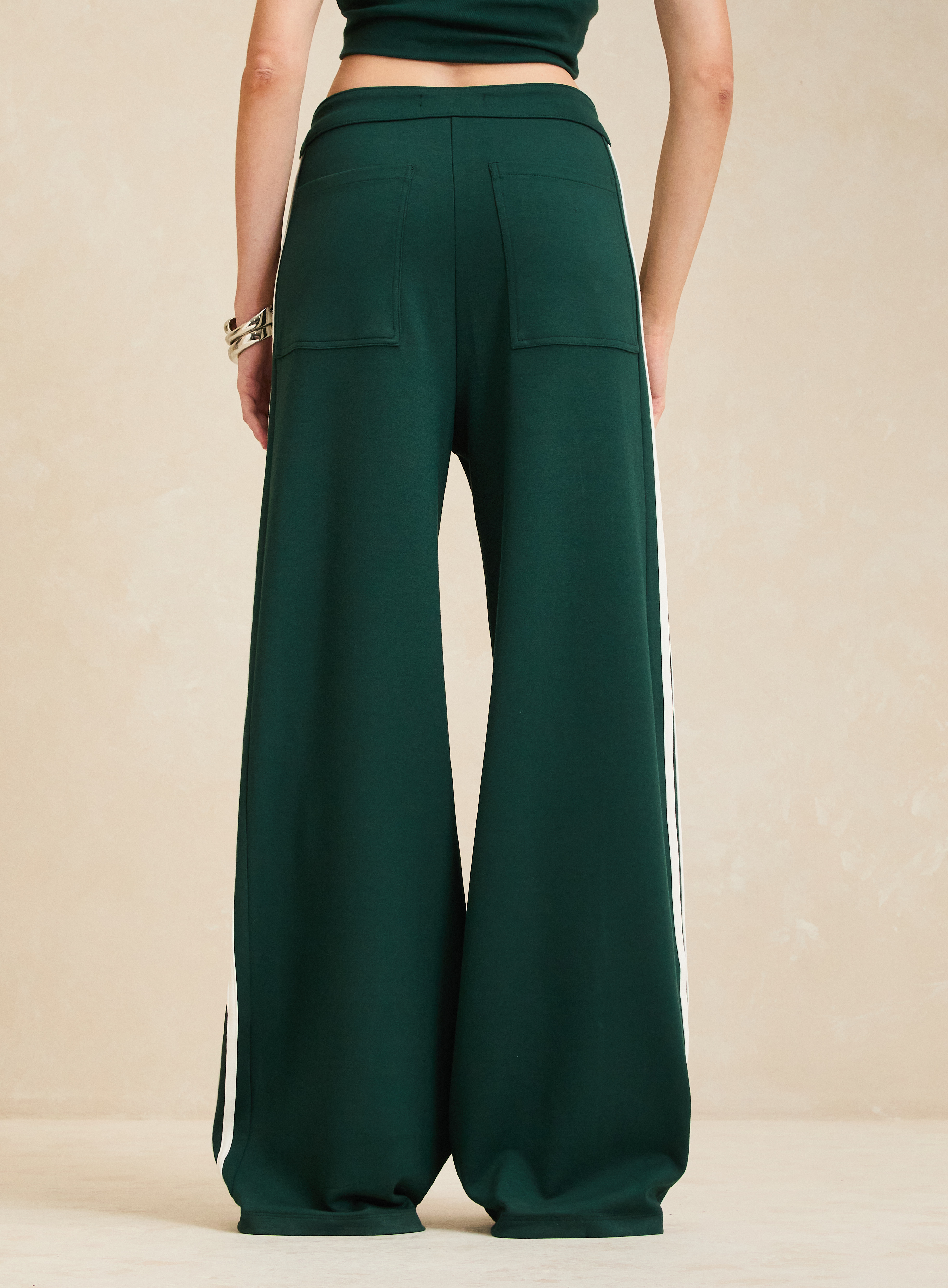 CALÇA ADIDAS FORUM GG VERDE / OFF FEM