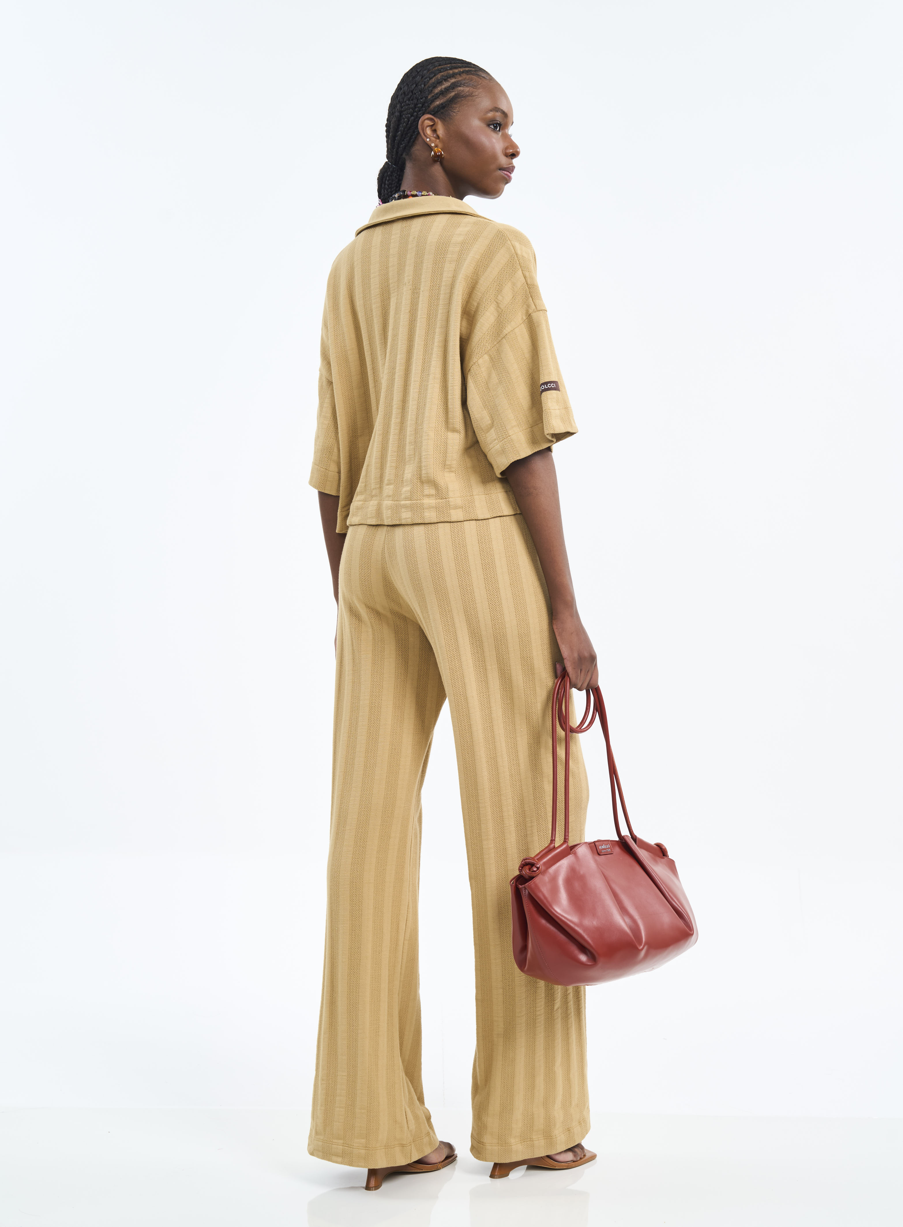 CALÇA COLCCI G BEGE SOYBEAN