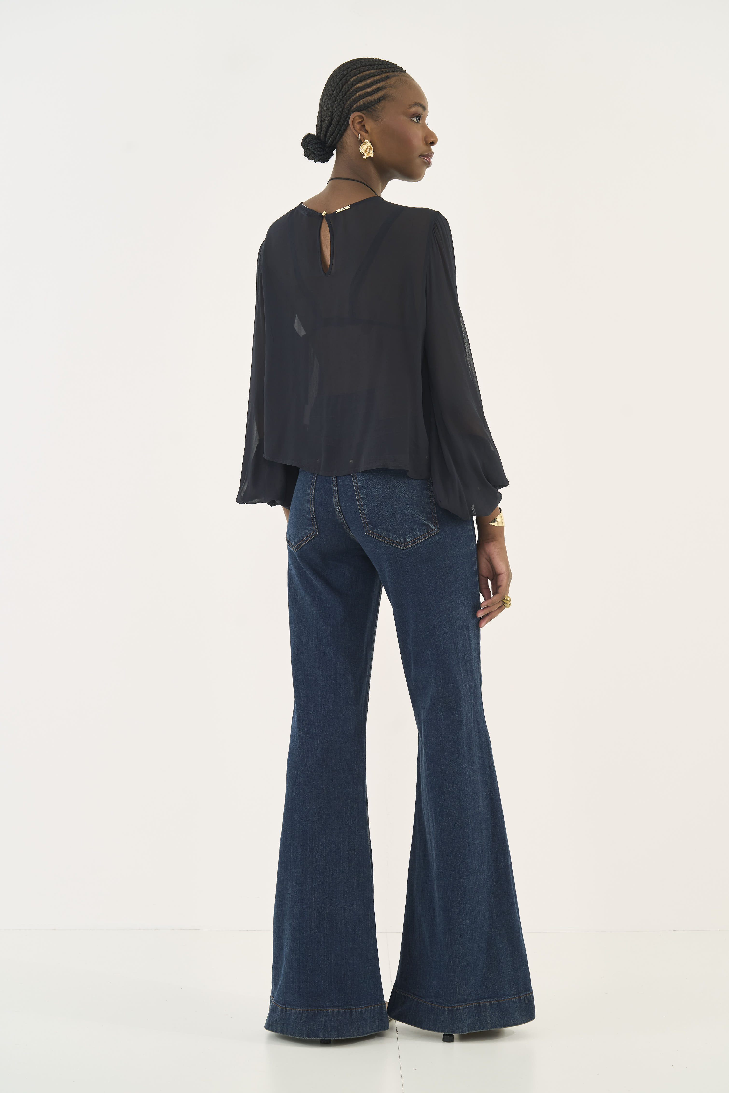 CALÇA JEANS BRUNA BOOT CUT 38 INDIGO