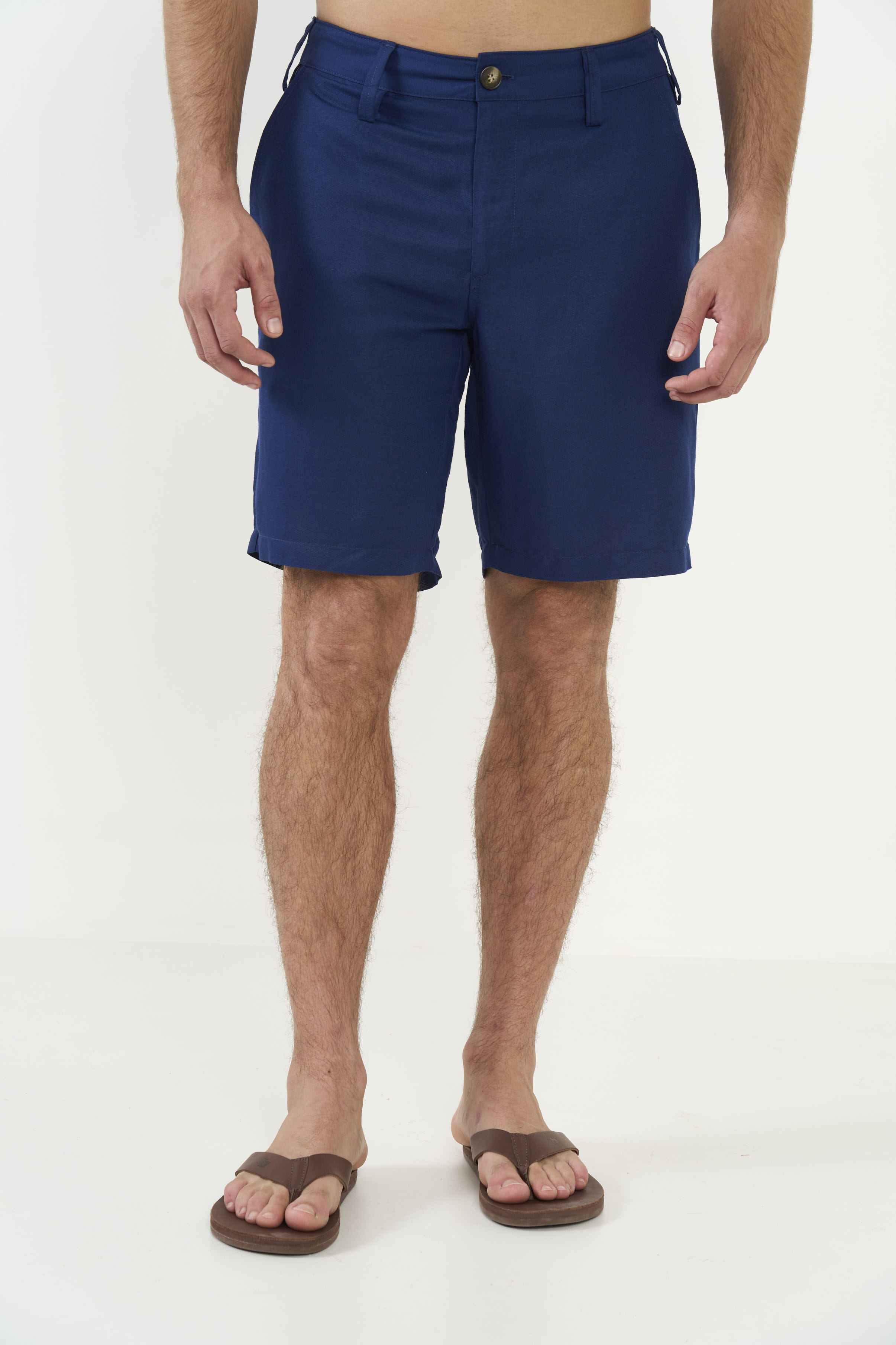 BERMUDA LINHO PP AZUL DARKNESS