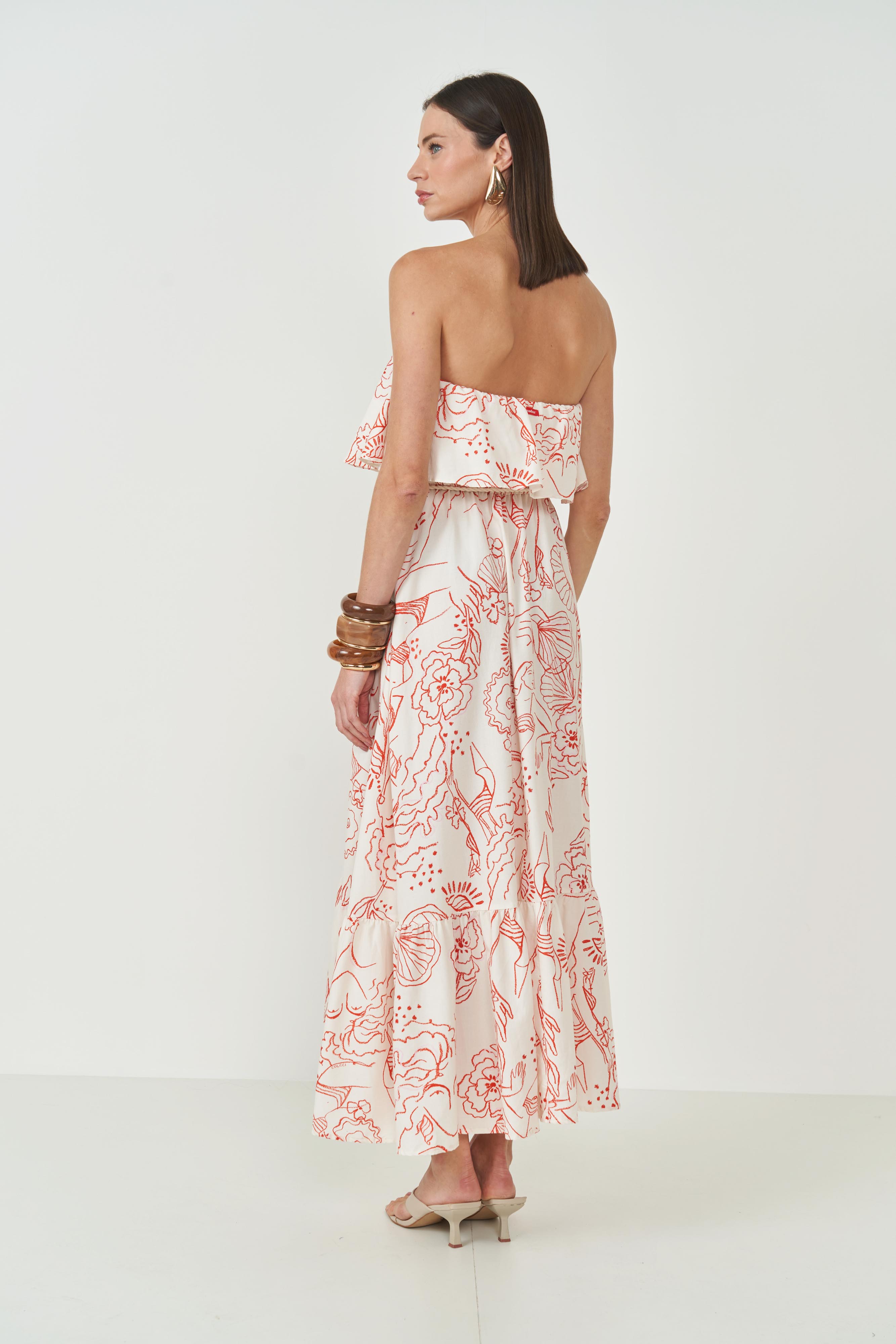 VESTIDO ESTAMPADO M MUSES