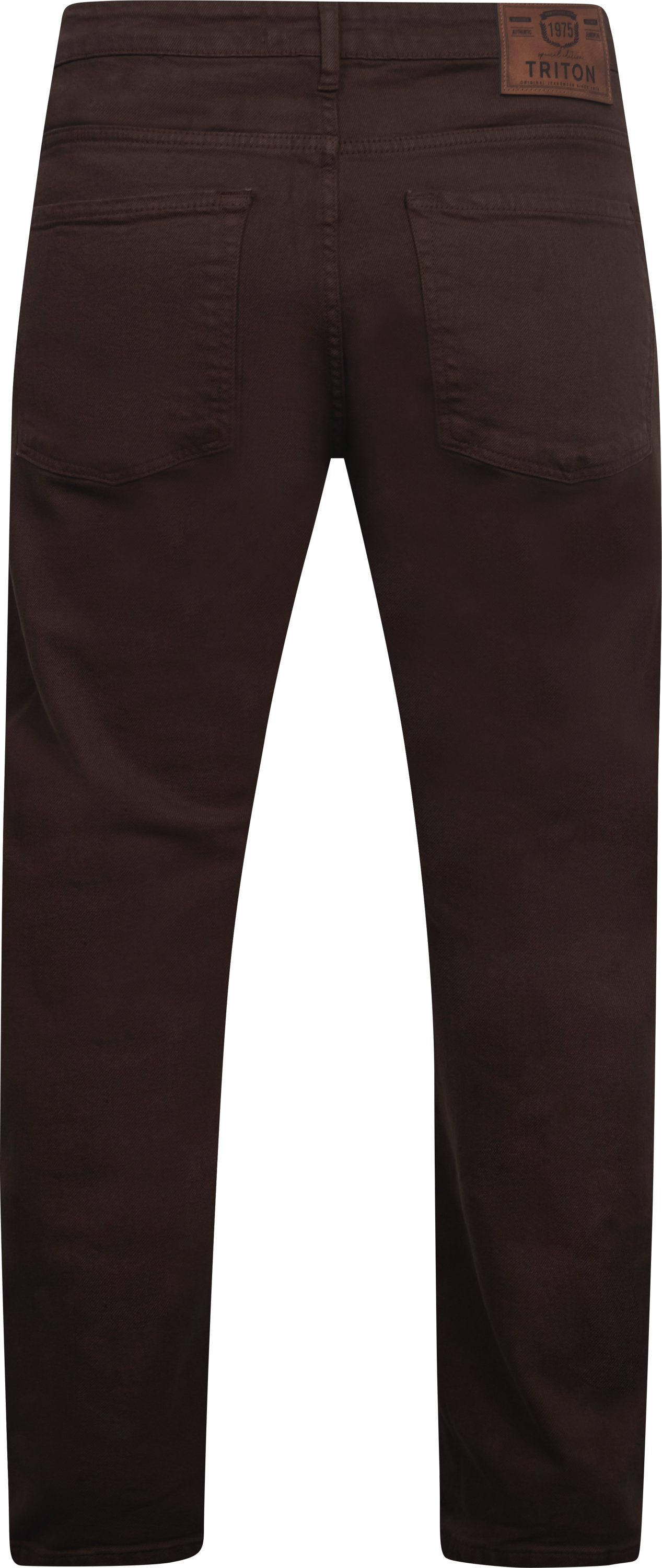 CALÇA SARJA LEO 38 MARROM NOBUCK